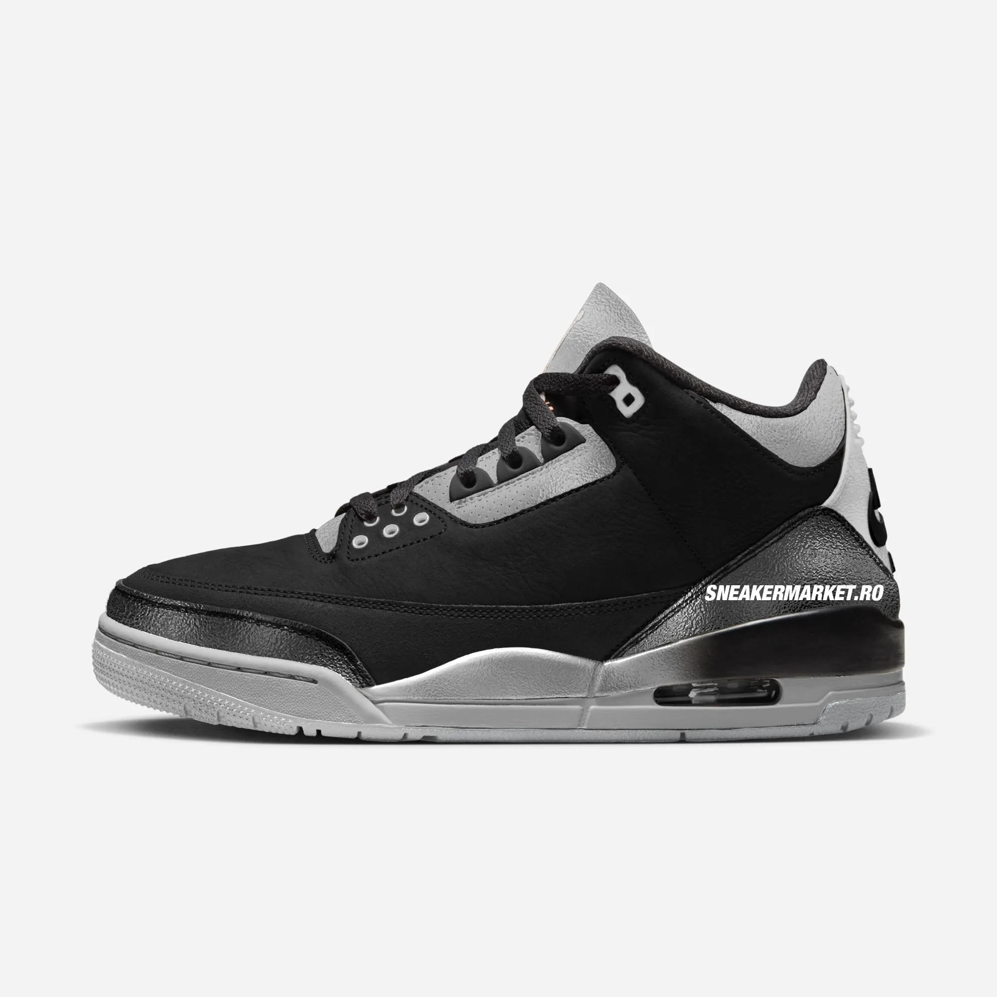 Air Jordan 3 Retro MEX “Black / Metallic Silver”