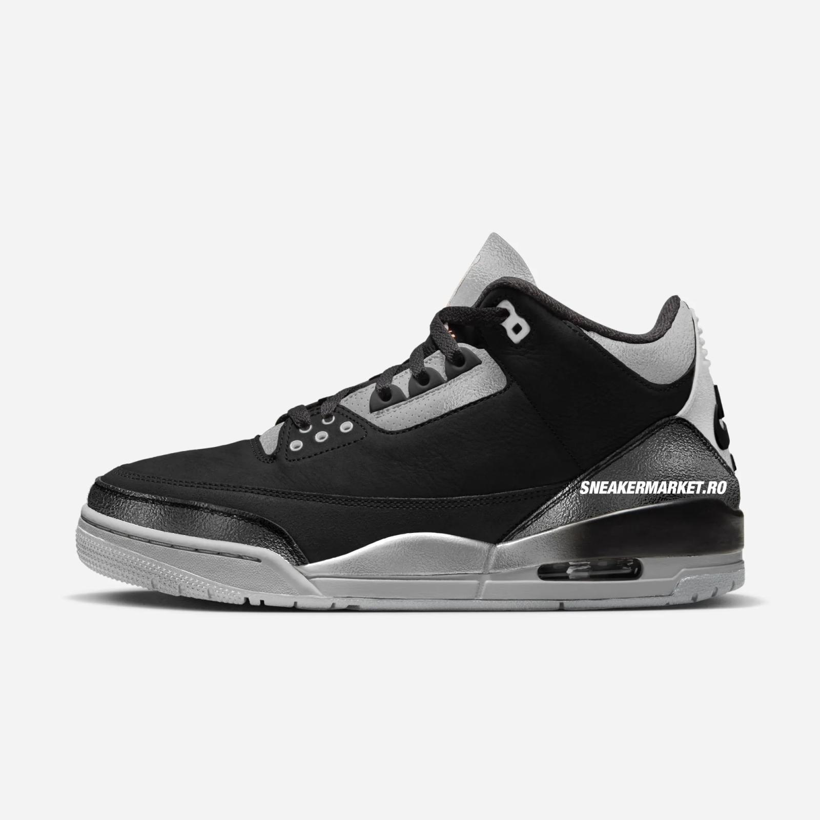 Air Jordan 3 Retro MEX “Black / Metallic Silver”