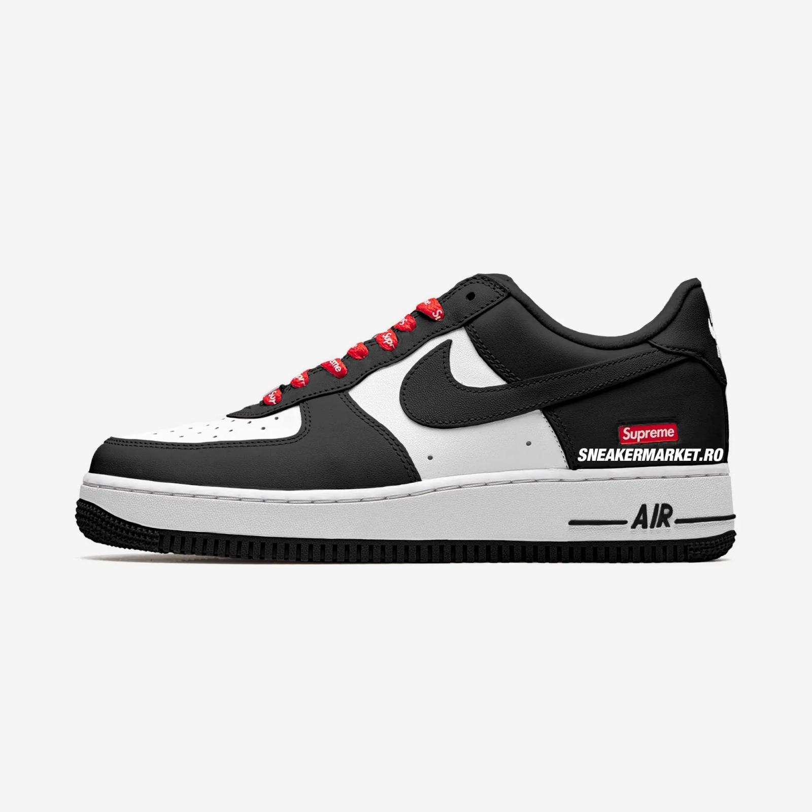 Supreme x Nike Air Force 1 Low Black White Black CU9225-002 Release Date 2025