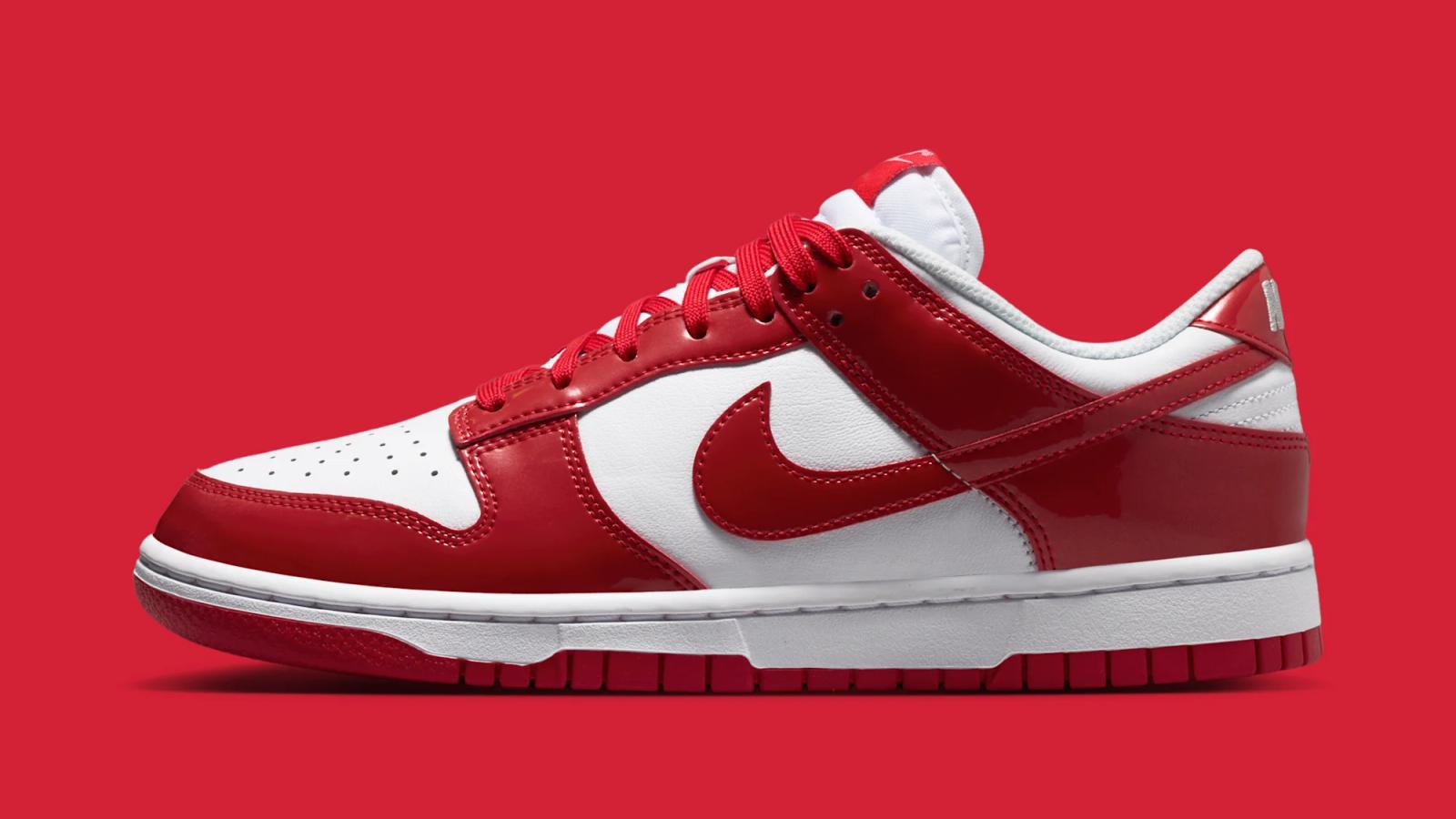 Nike Dunk Low SE "White & University Red" drops in 2026