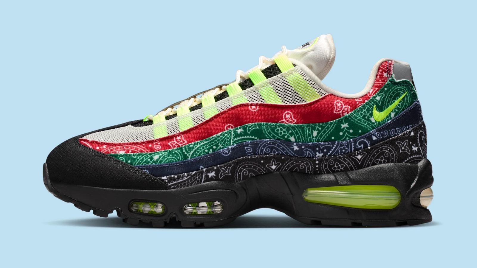 Nike Air Max 95 "Paisley Bandana" release date March 2026 Nike Air Max 95 "Paisley Bandana" release date March 2026