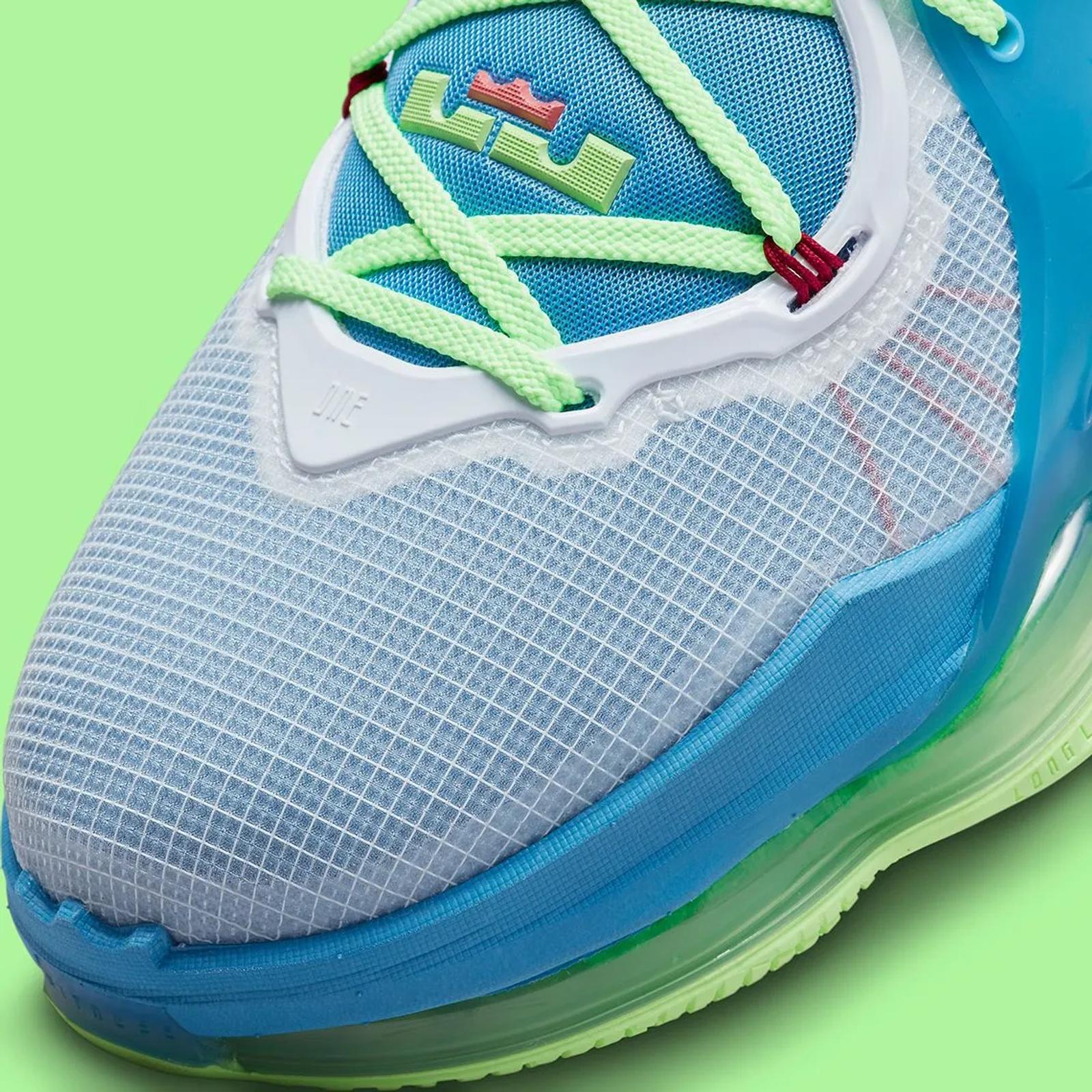 Nike LeBron 19 Dutch Blue Lime Glow