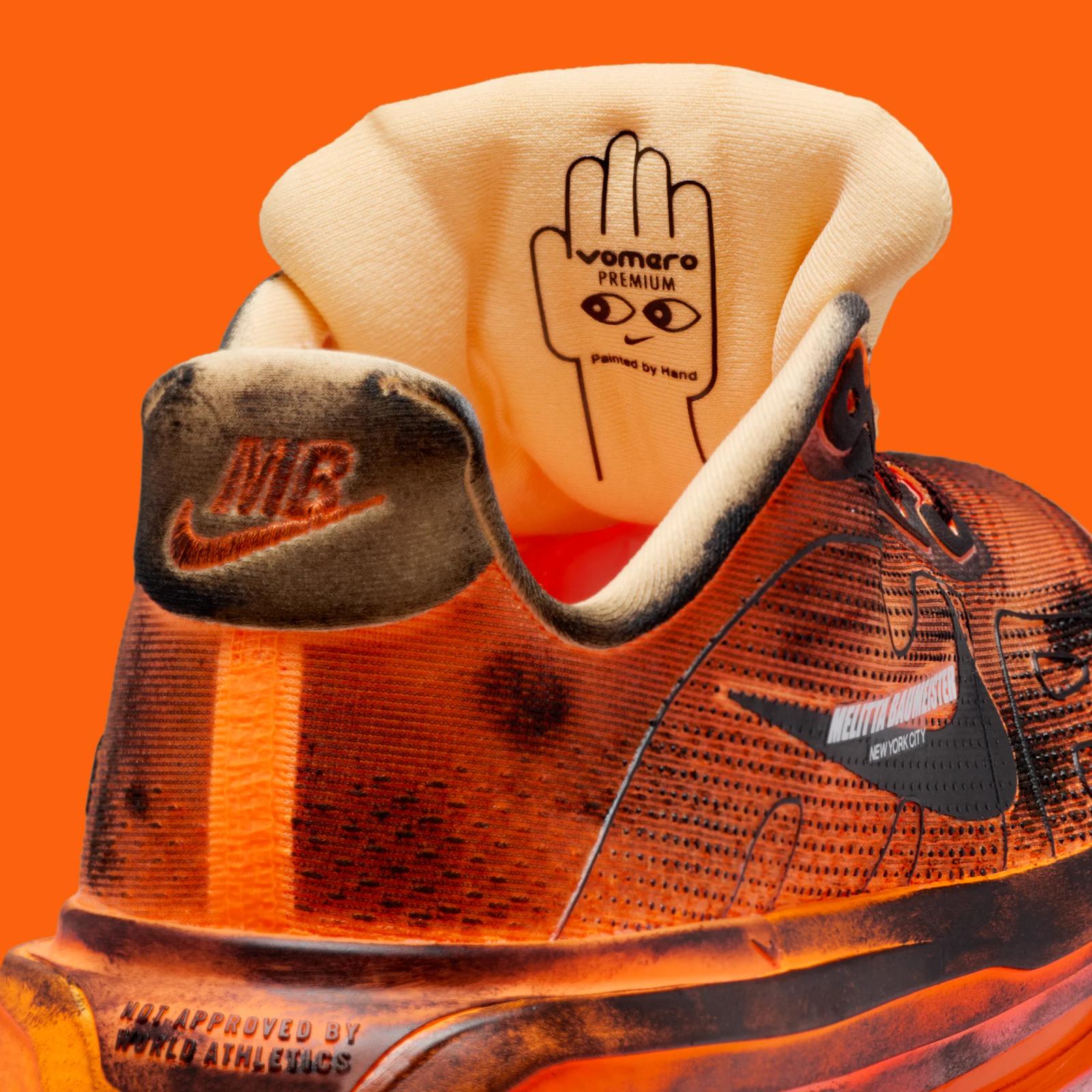 Melitta Baumeister x Nike Vomero Premium "Total Orange" drops April 1st, 2026