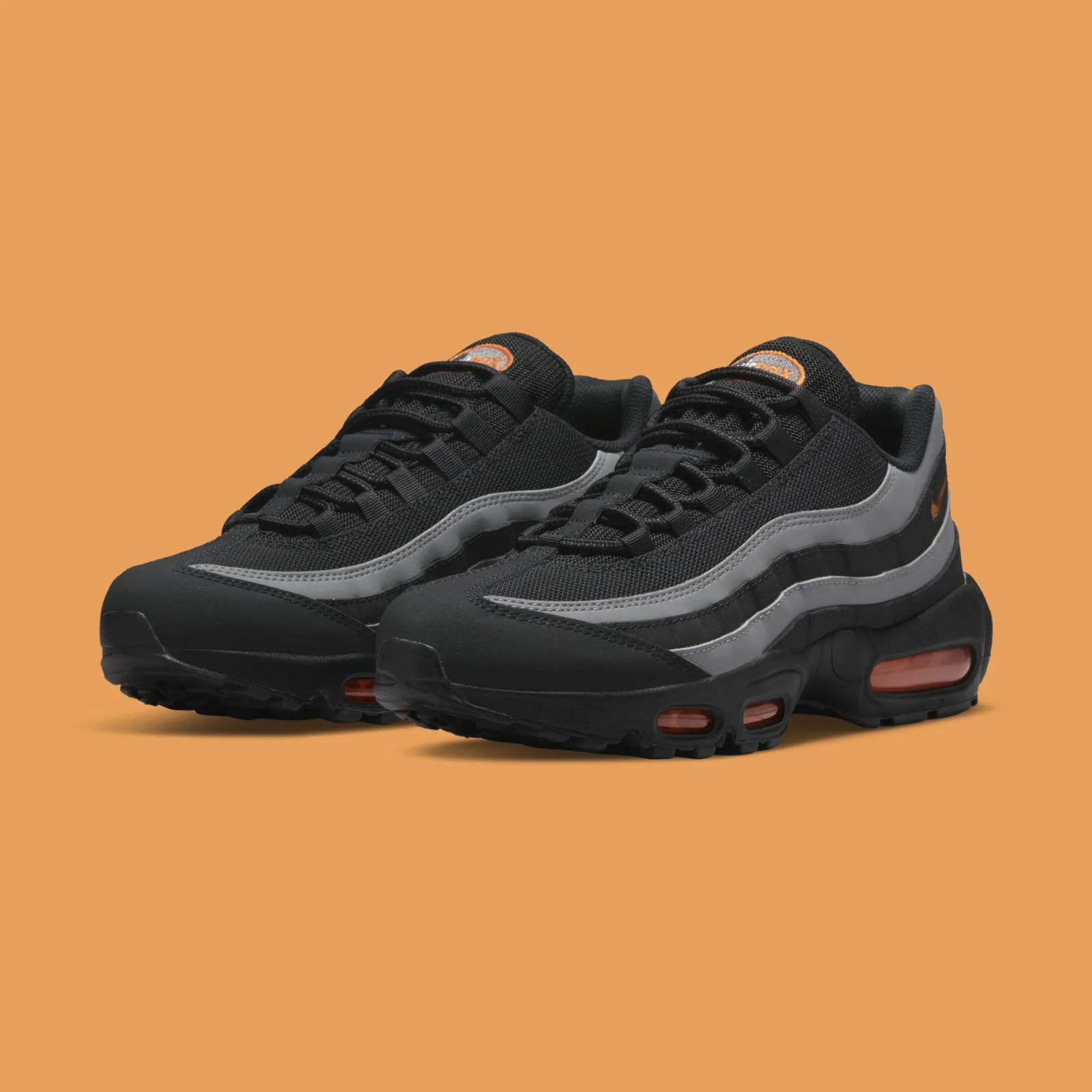 Nike Air Max 95 Black / Safety Orange 2024 Restock DX2657-001