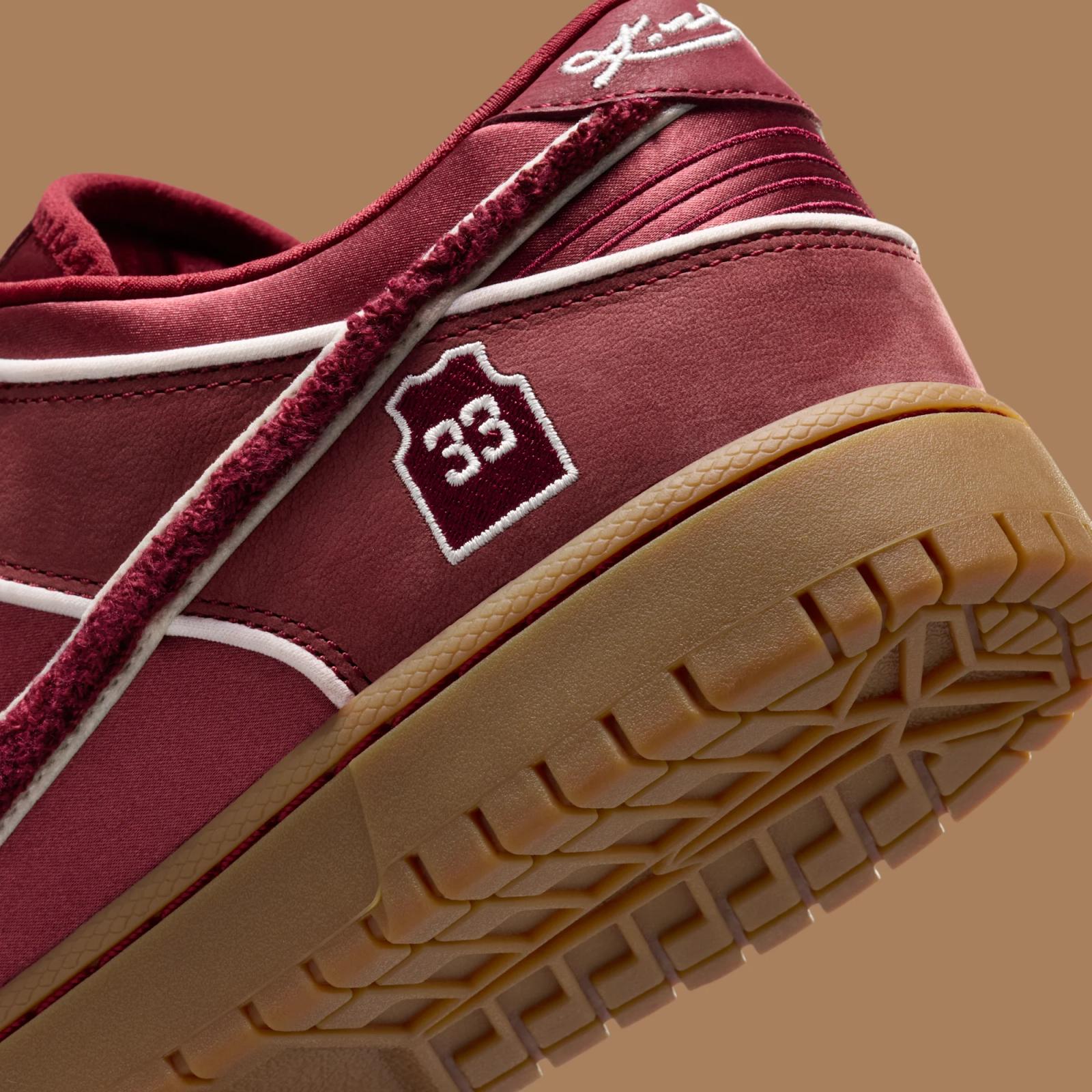 Kobe Bryant x Nike Dunk Low “Team Red & White” releasing in 2026