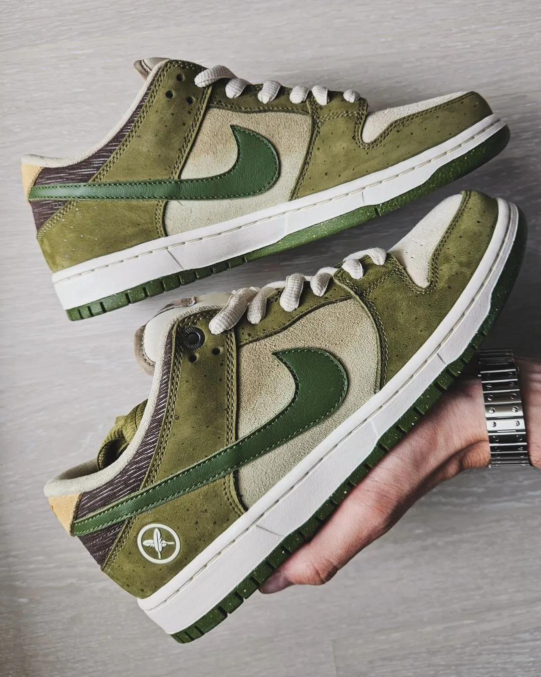 Yuto Horigome x Nike SB Dunk Low Pro Asparagus HF8022-300
