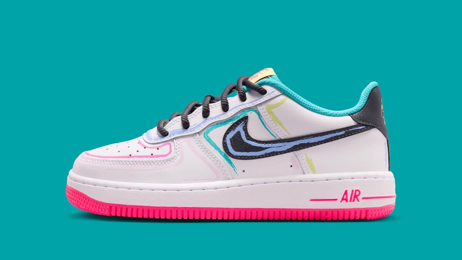 Nike Air Force 1 Low GS "Multi-Color" drops in 2026