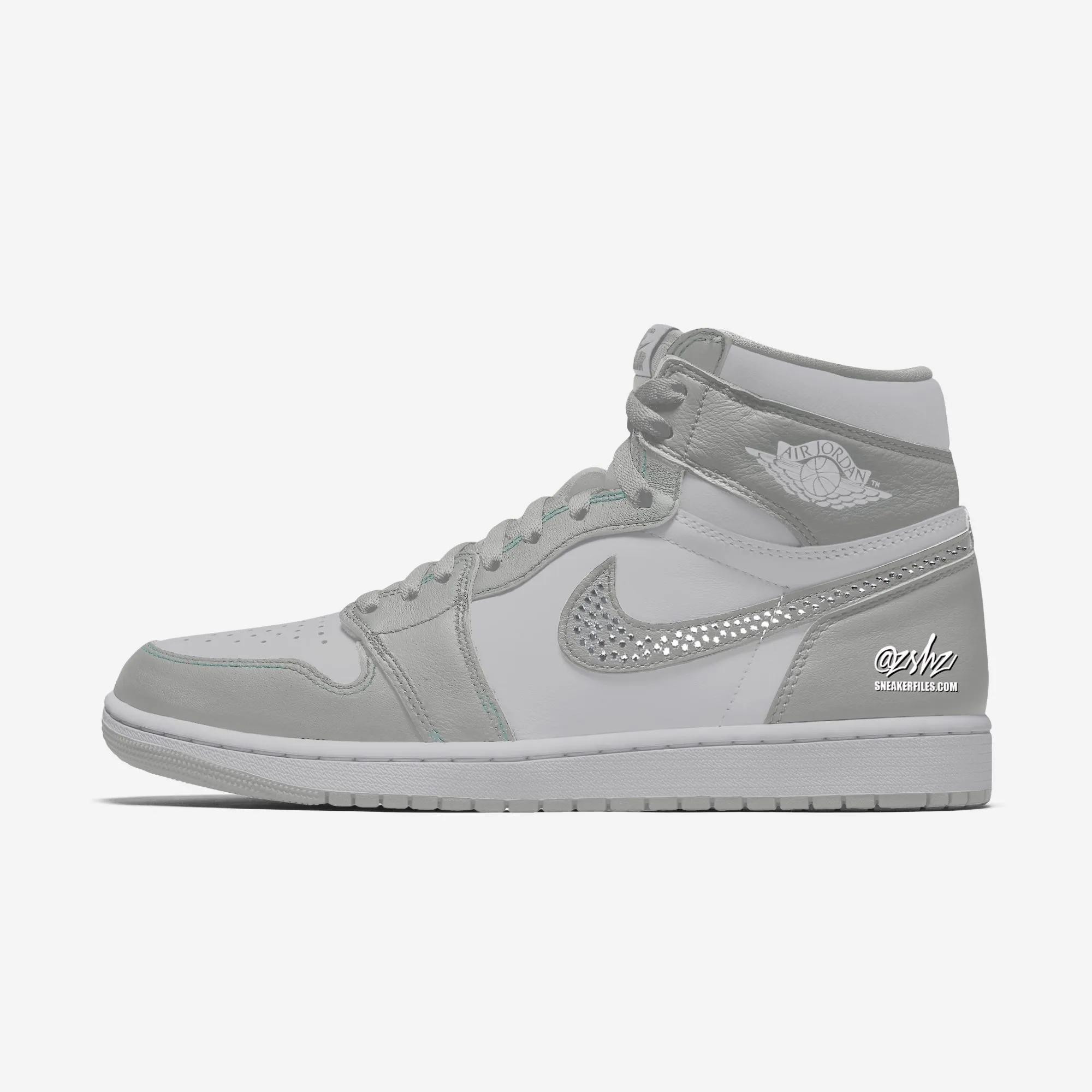 Swarovski x Air Jordan 1 Retro High OG “Vast Grey”