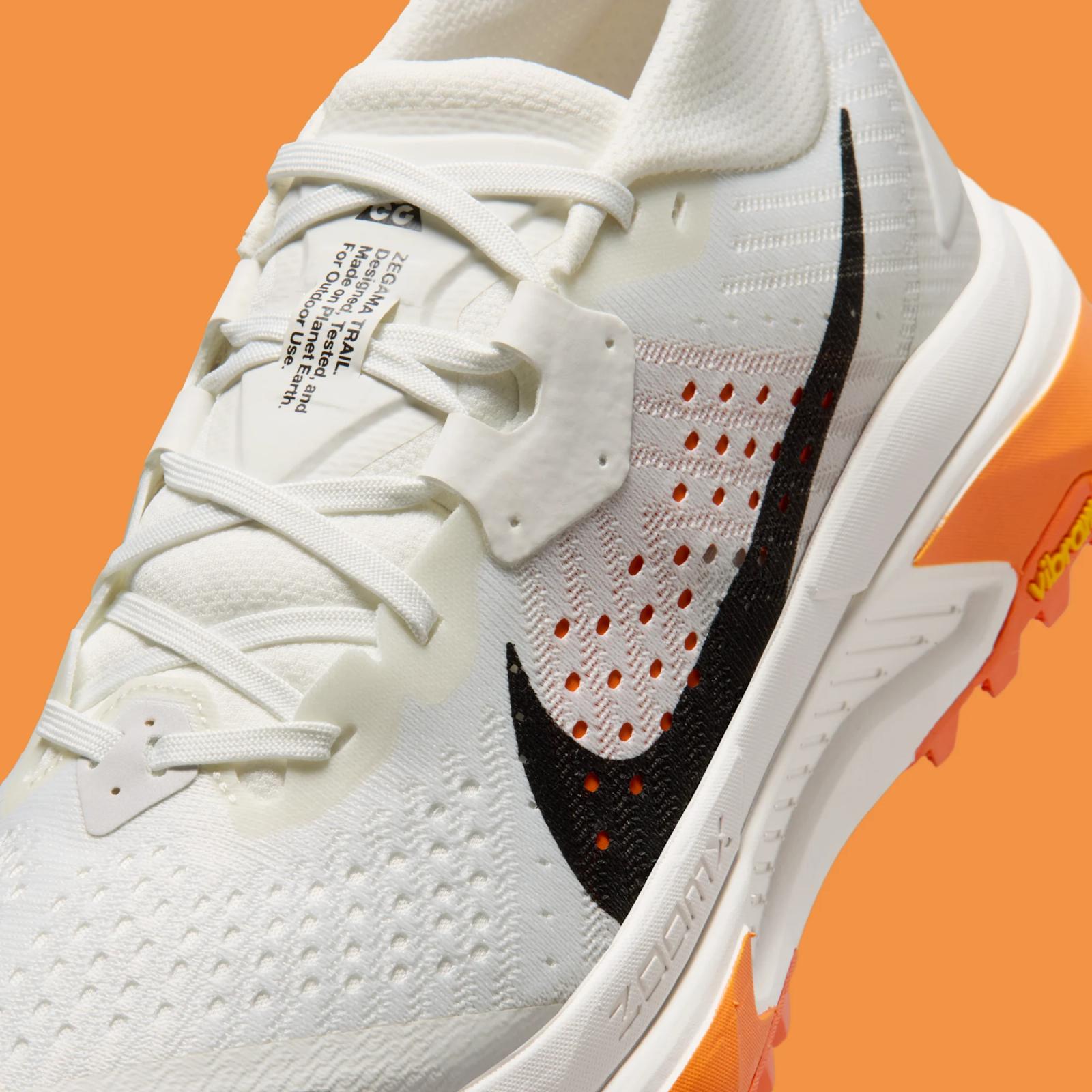 Nike ACG Zegama Trail "Summit White & Safety Orange" drops April 30th, 2026