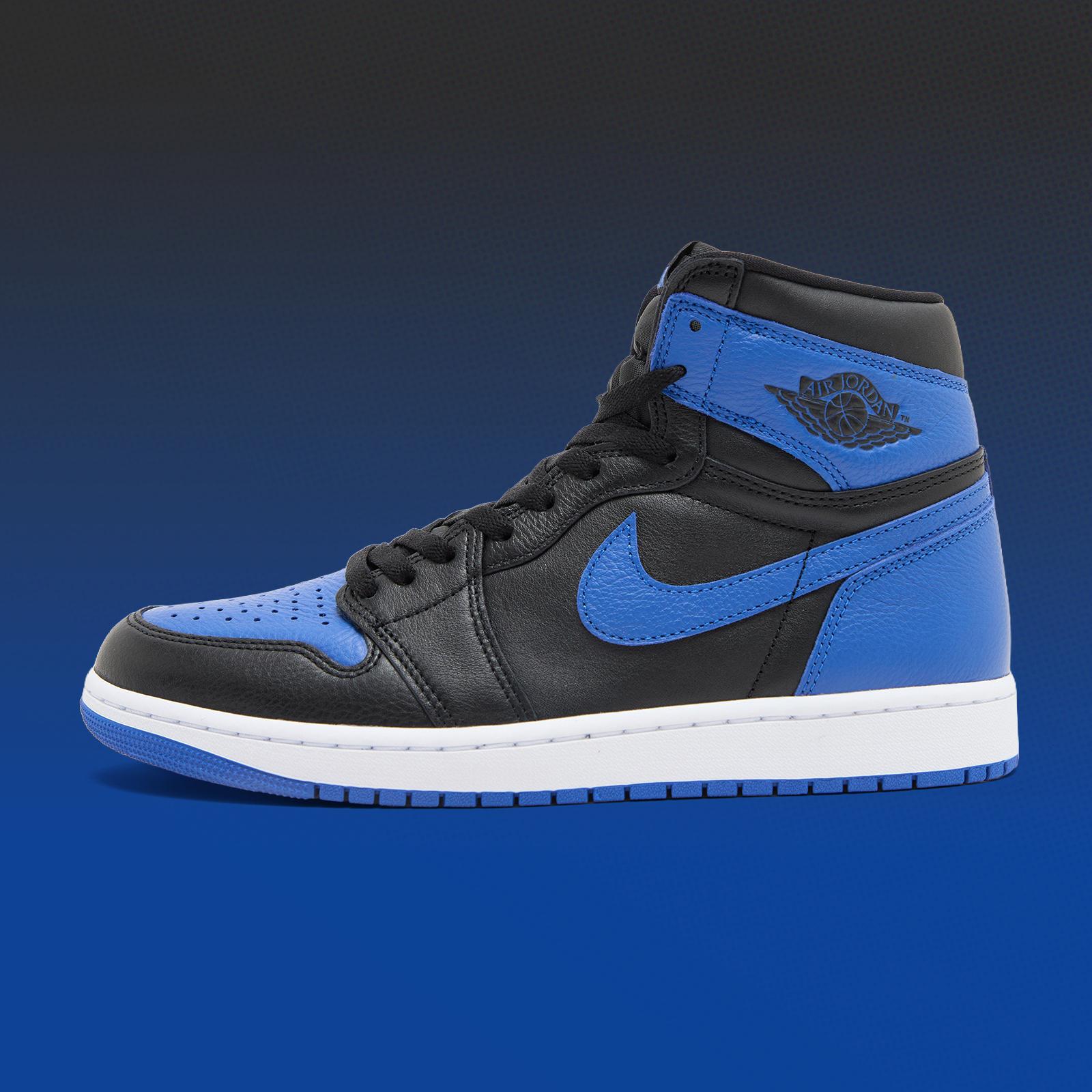 Air Jordan 1 Retro High OG "Royal" Black/Multi-Color