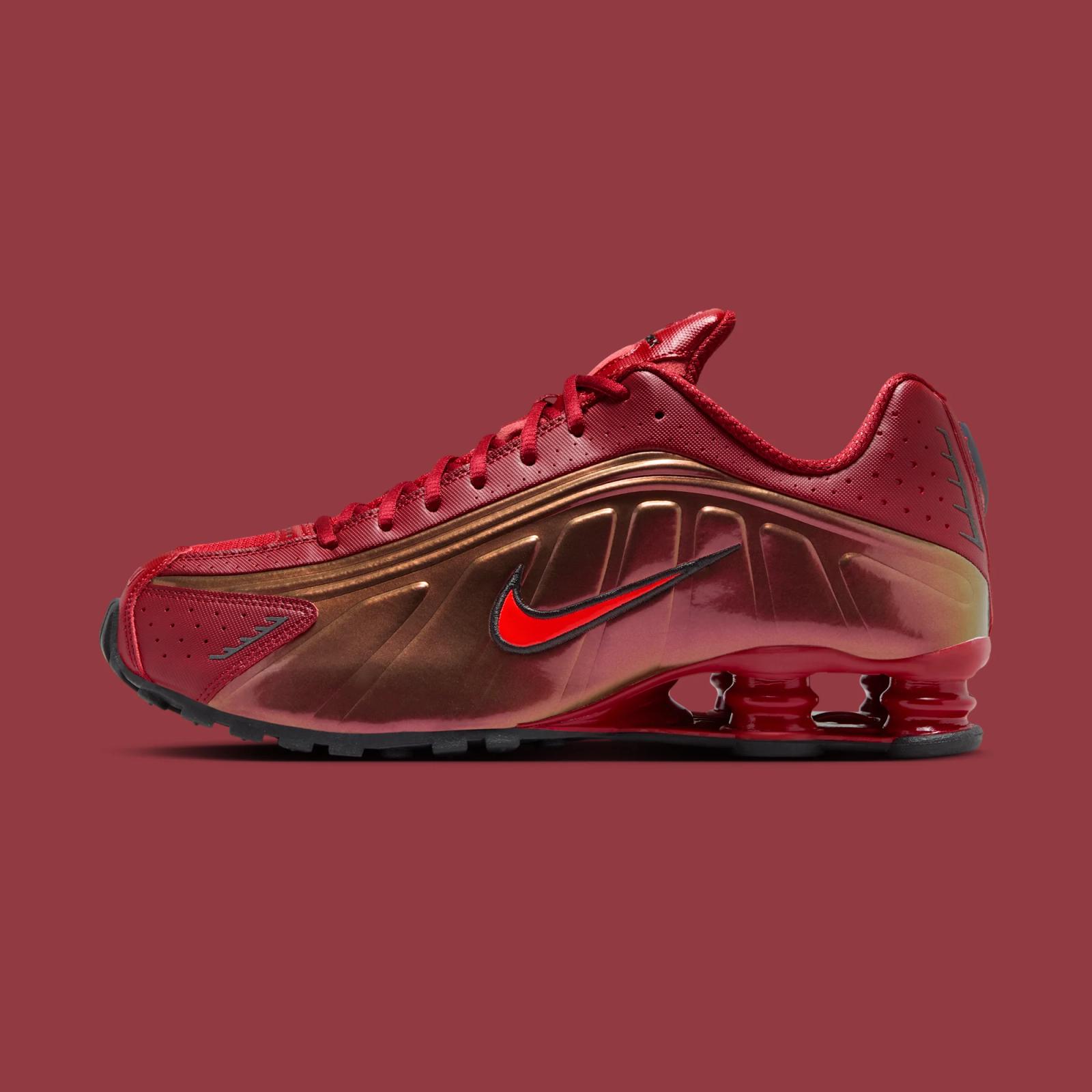 Nike Shox R4 SE "Team Crimson" drops in 2026