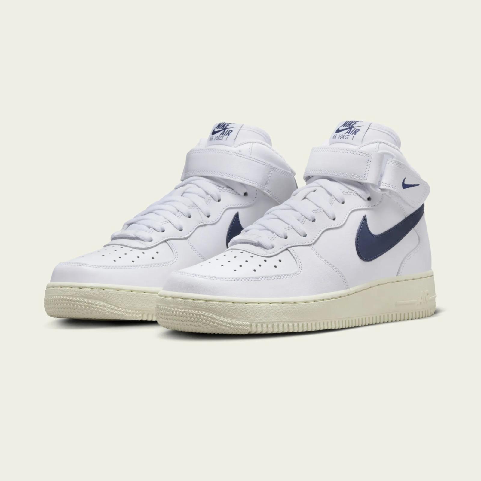 Nike Air Force 1 '07 Mid Midnight Navy / Coconut Milk DD9625-105