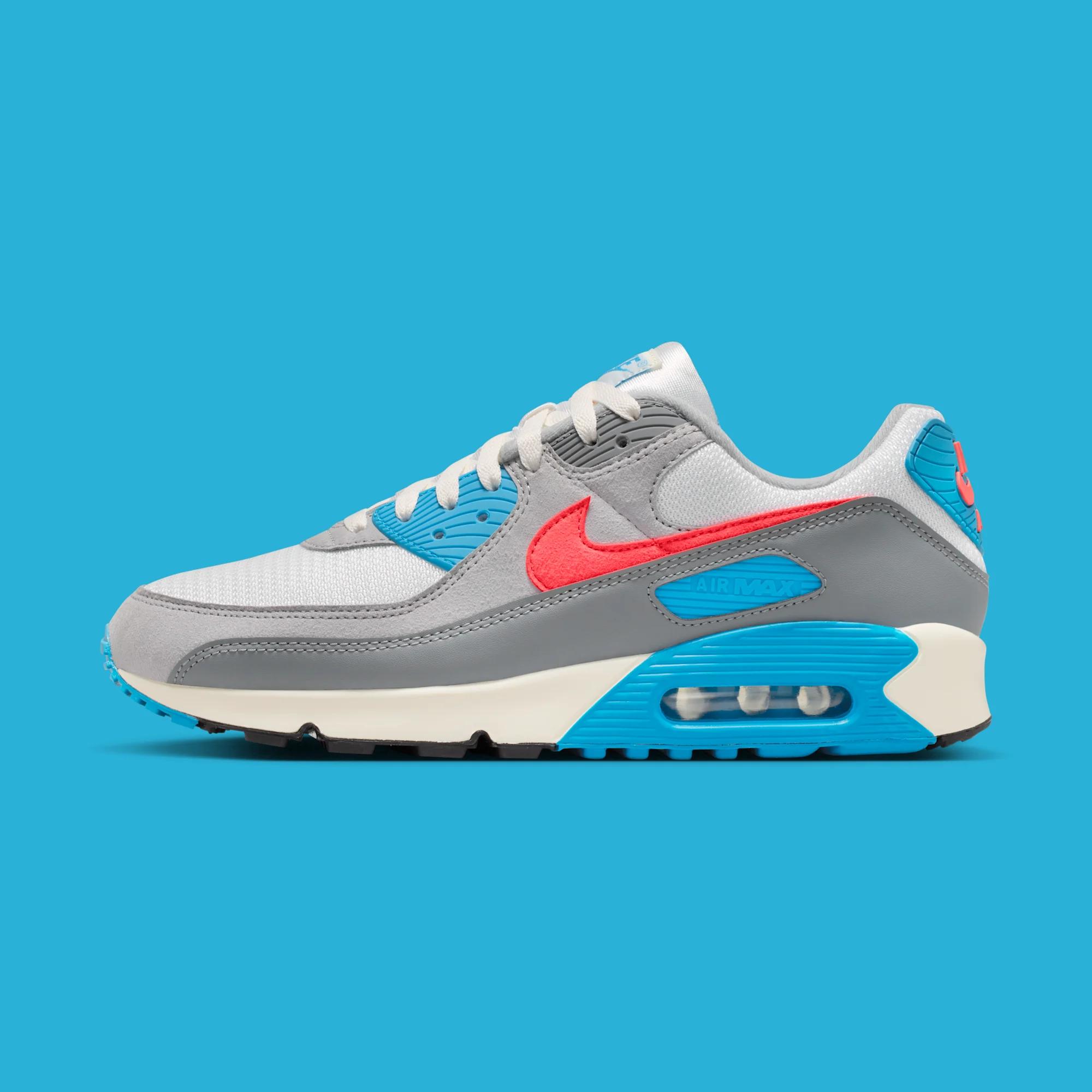 Nike Air Max 90 "Cool Grey & Infrared 23" drops April 1st, 2026