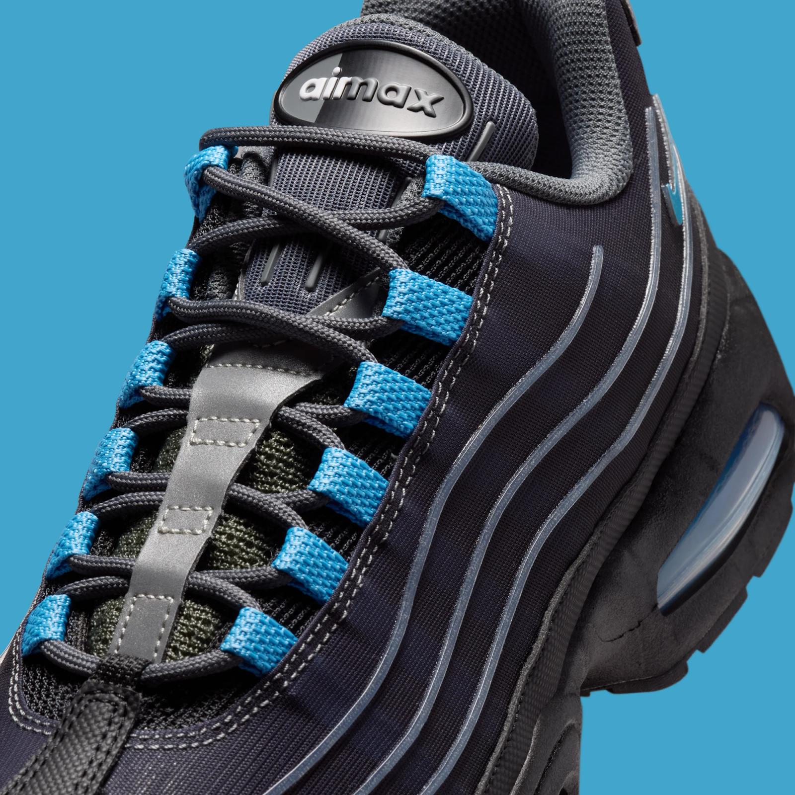 Nike Air Max 95 Big Bubble Tech "Black & University Blue" drops in 2026