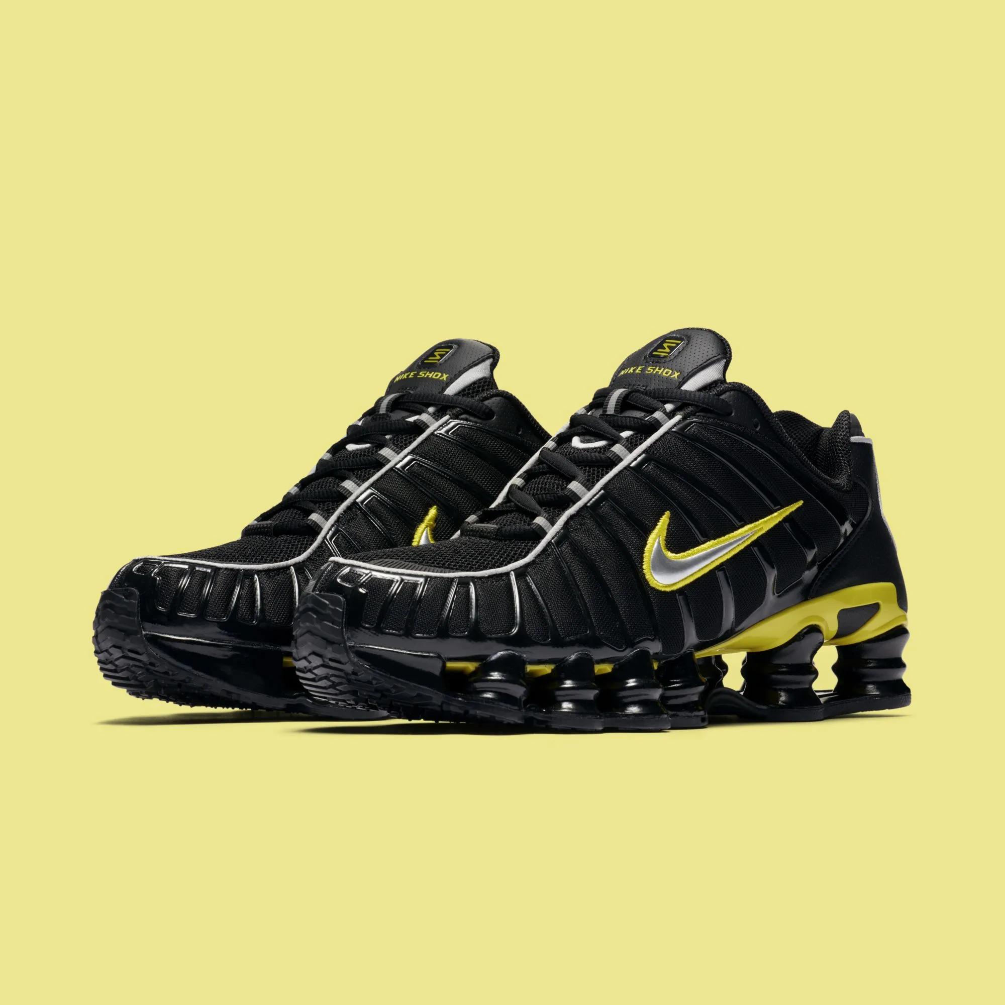 Nike Shox TL Black / Dynamic Yellow - Release Date