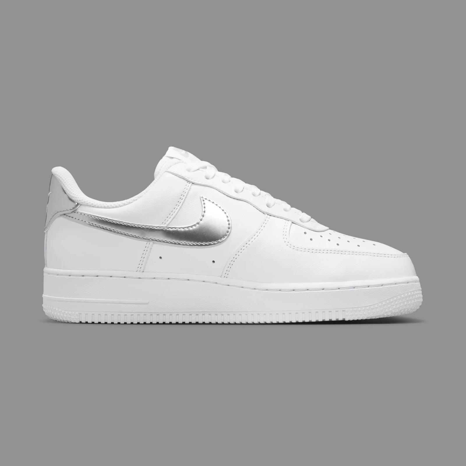 Nike Air Force 1 Low SE "White & Metallic Silver" drops July 1st, 2026