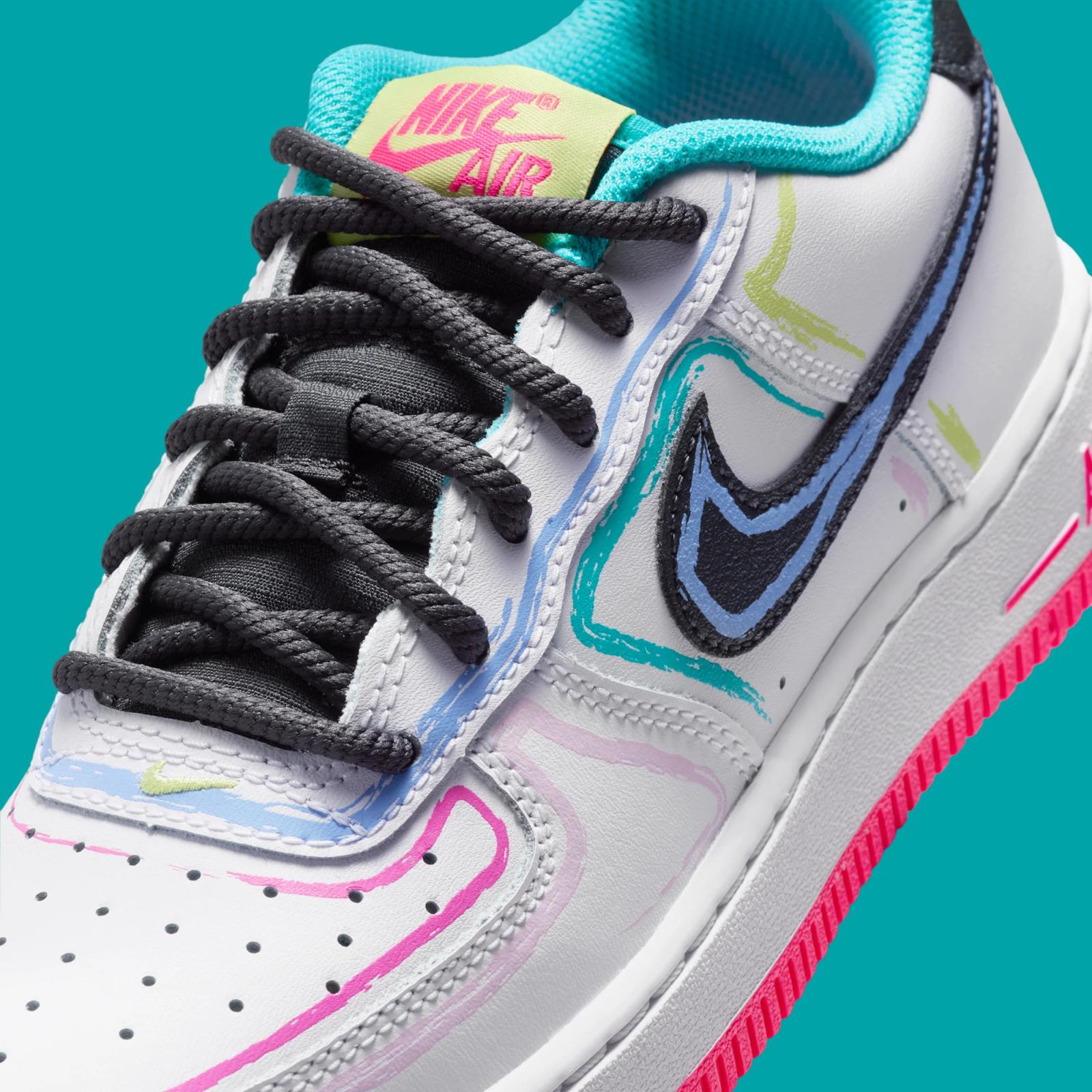 Nike Air Force 1 Low GS "Multi-Color" drops in 2026