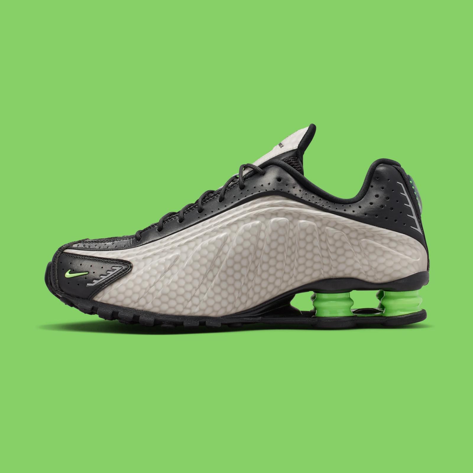Nike Shox R4 SP "Grey Haze & Lime Glow" drops in 2026