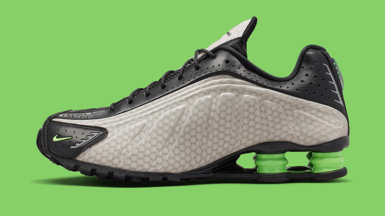 Nike Shox R4 SP "Grey Haze & Lime Glow" drops in 2026