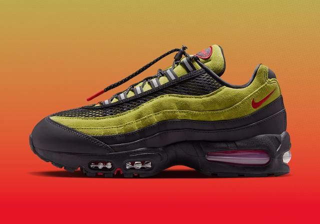 Aya Brown x Nike Air Max 95 Big Bubble "Atomic Green" Atomic Green/University Red/Black/Anthracite