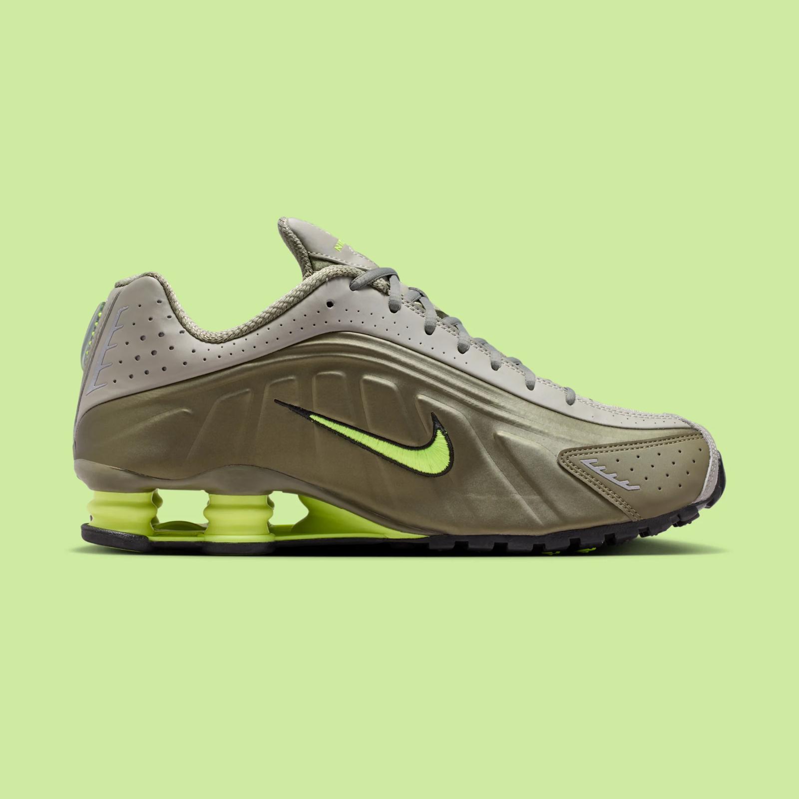 Nike Shox R4 "Light Army & Volt" drops Summer 2026