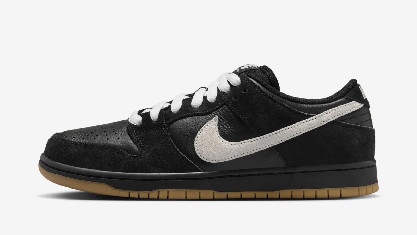 Nike SB Dunk Low Pro Black White Gum