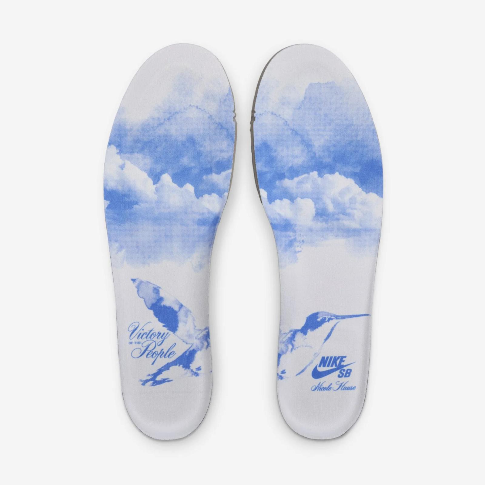 Nicole Hause x Nike SB Dunk Low Pro White / University Blue FZ8802-100