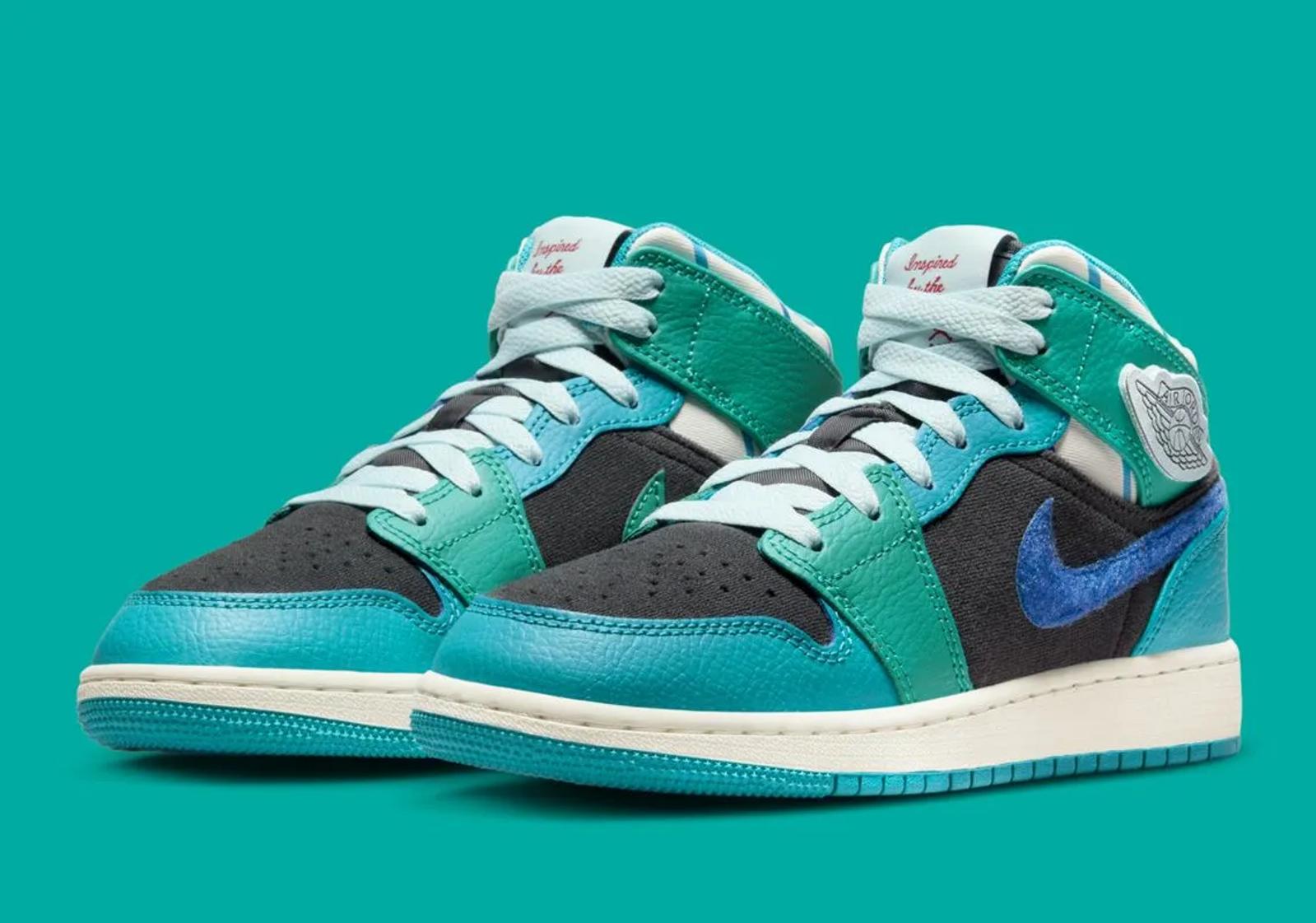 Air Jordan 1 Mid GS Glacier Blue