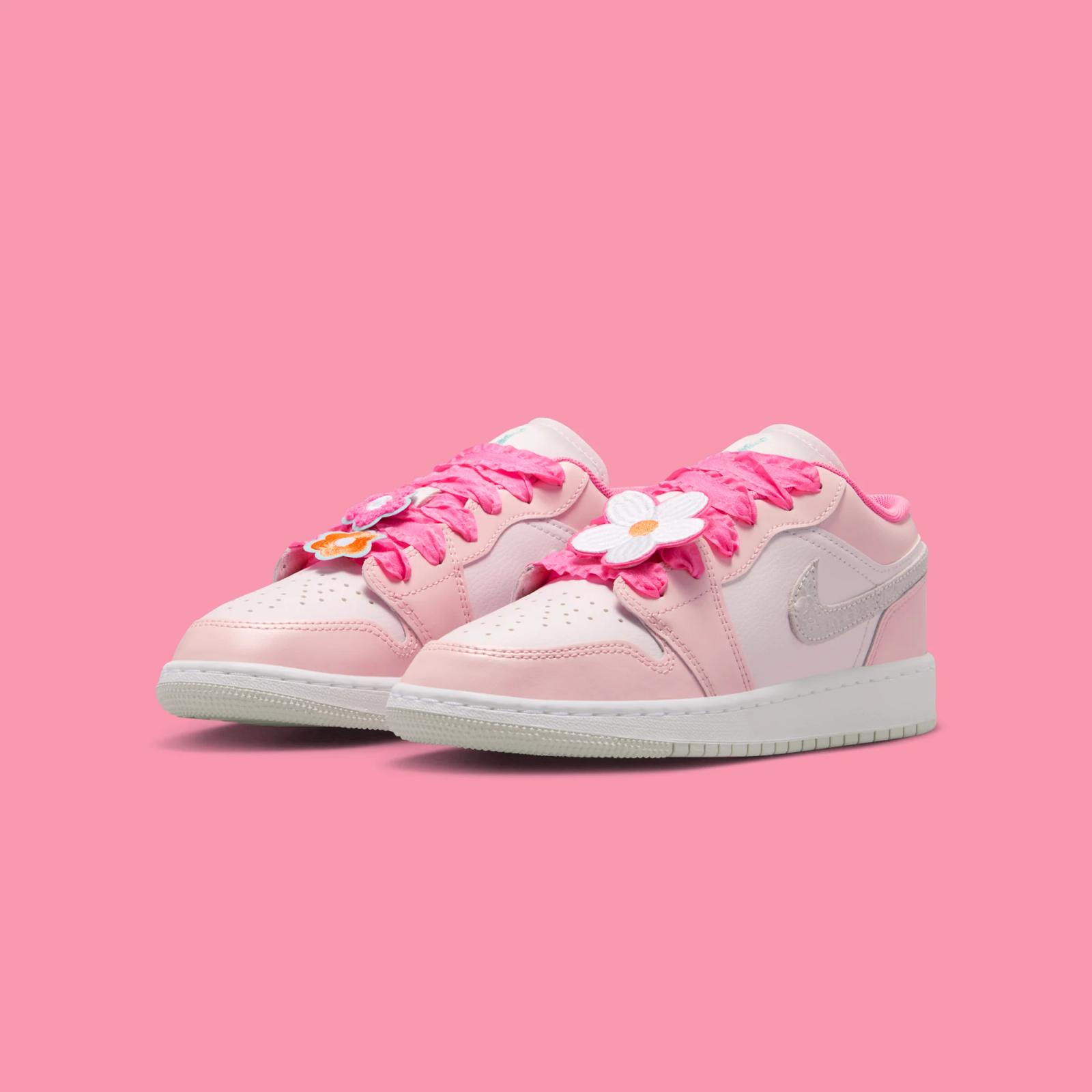 Air Jordan 1 Low SE GS "Pink Bloom" drops April 1st, 2026
