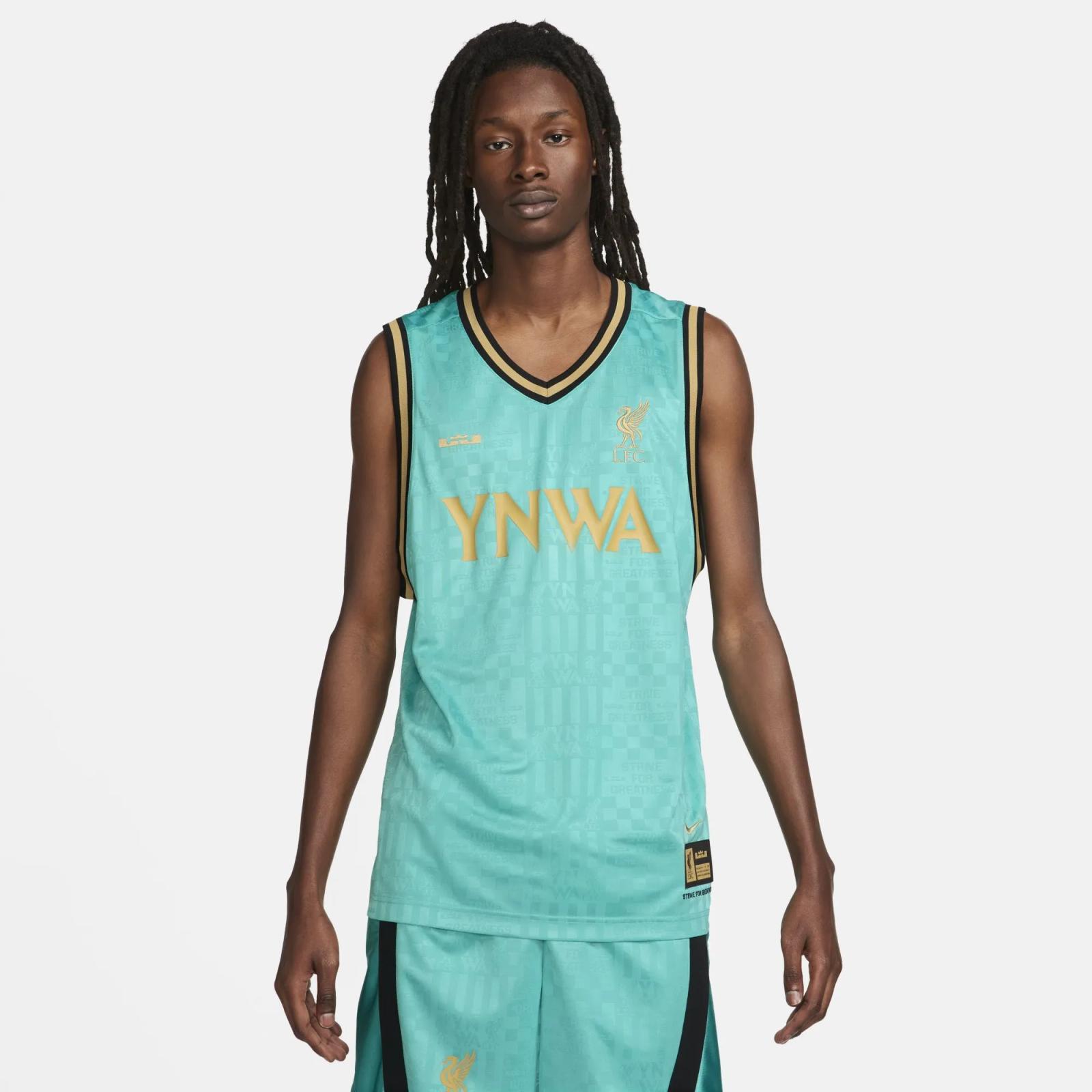 Liverpool FC x Nike LeBron James DNA Basketball Jersey FN3025-392