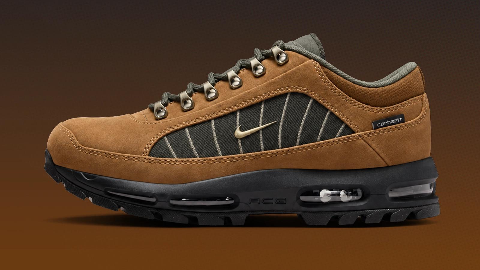 Carhartt WIP x Nike Air Max Goadome Low "Light British Tan" drops in 2026