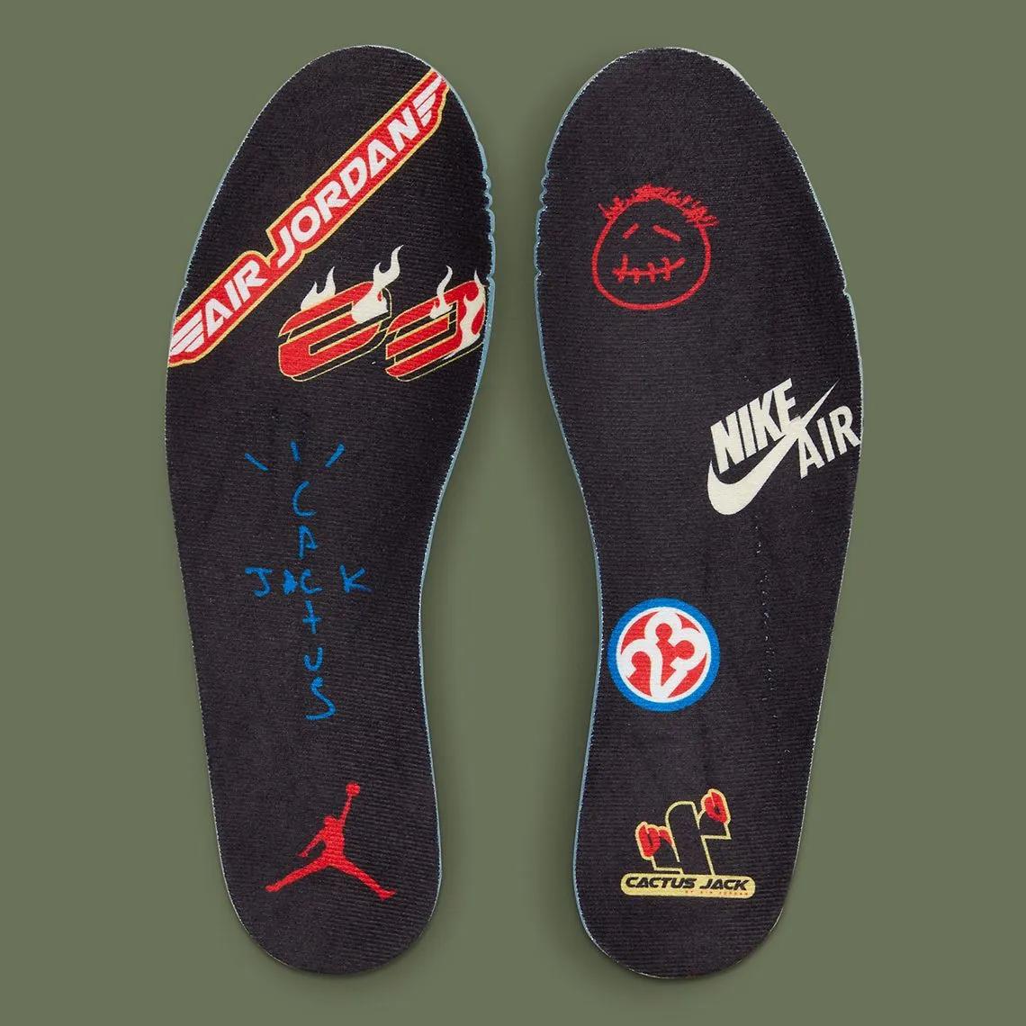 Air Jordan x Travis Scott 1 Low Medium Olive