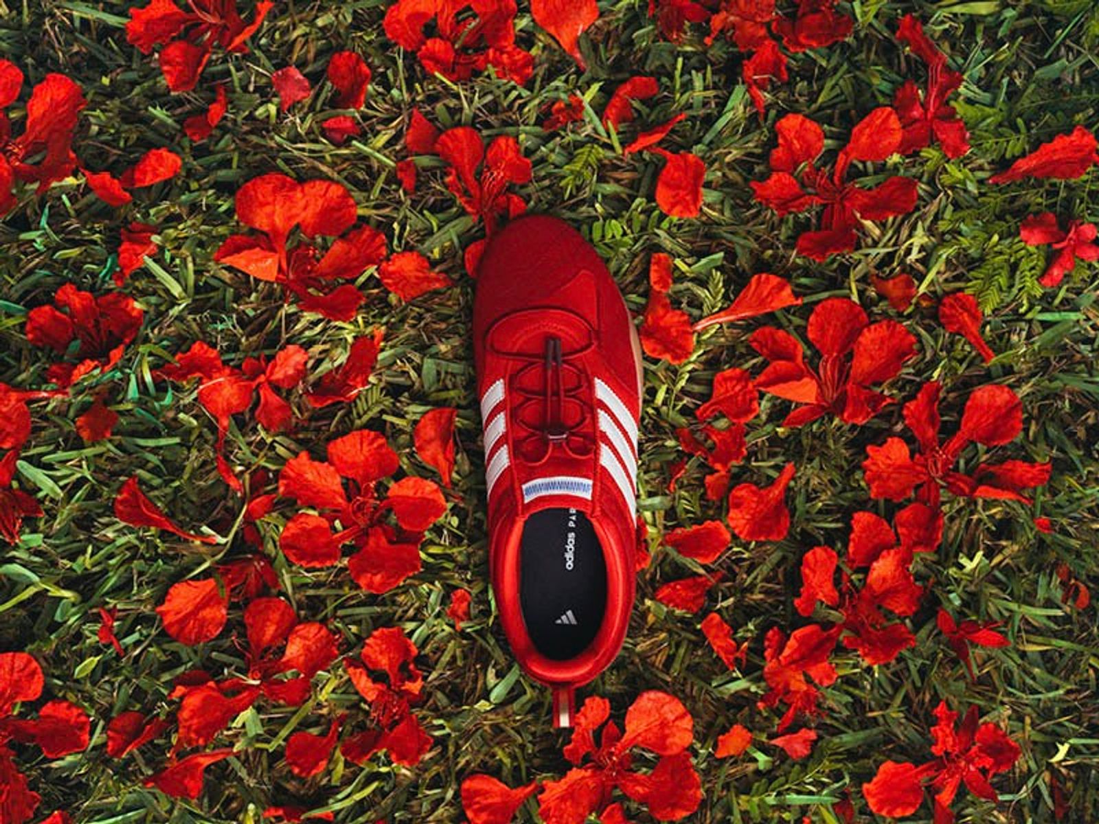 adidas Originals and Bad Bunny Return with the Ballerina in Vivid Red