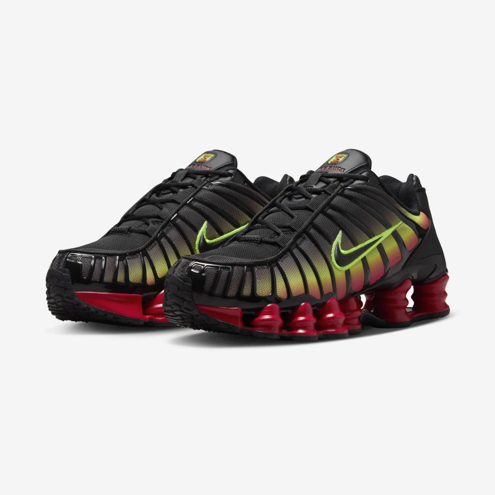 Nike Shox TL Black Volt Fire Red HJ9609-001