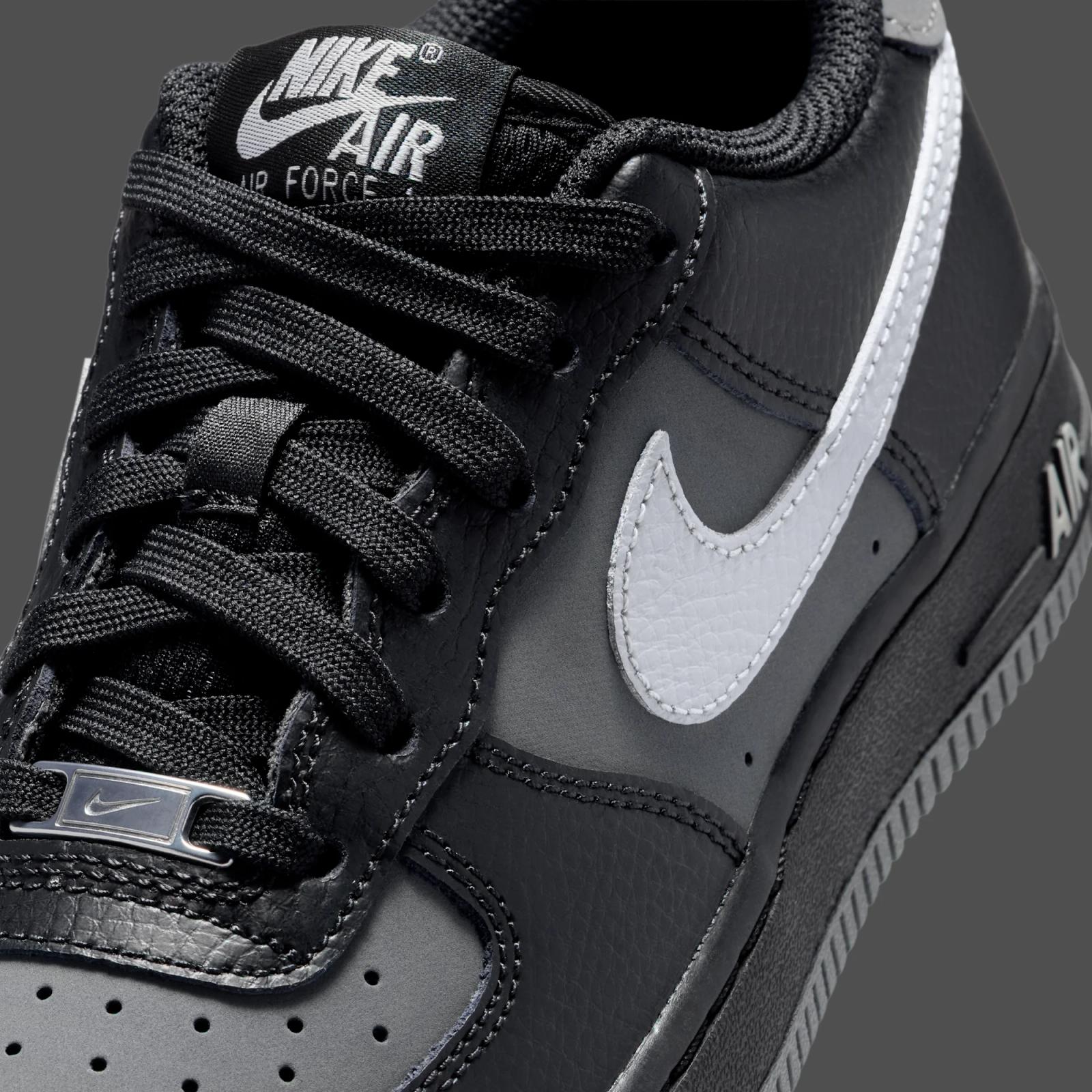 Nike Air Force 1 Low GS "Black & Iron Grey" drops April 1st, 2026