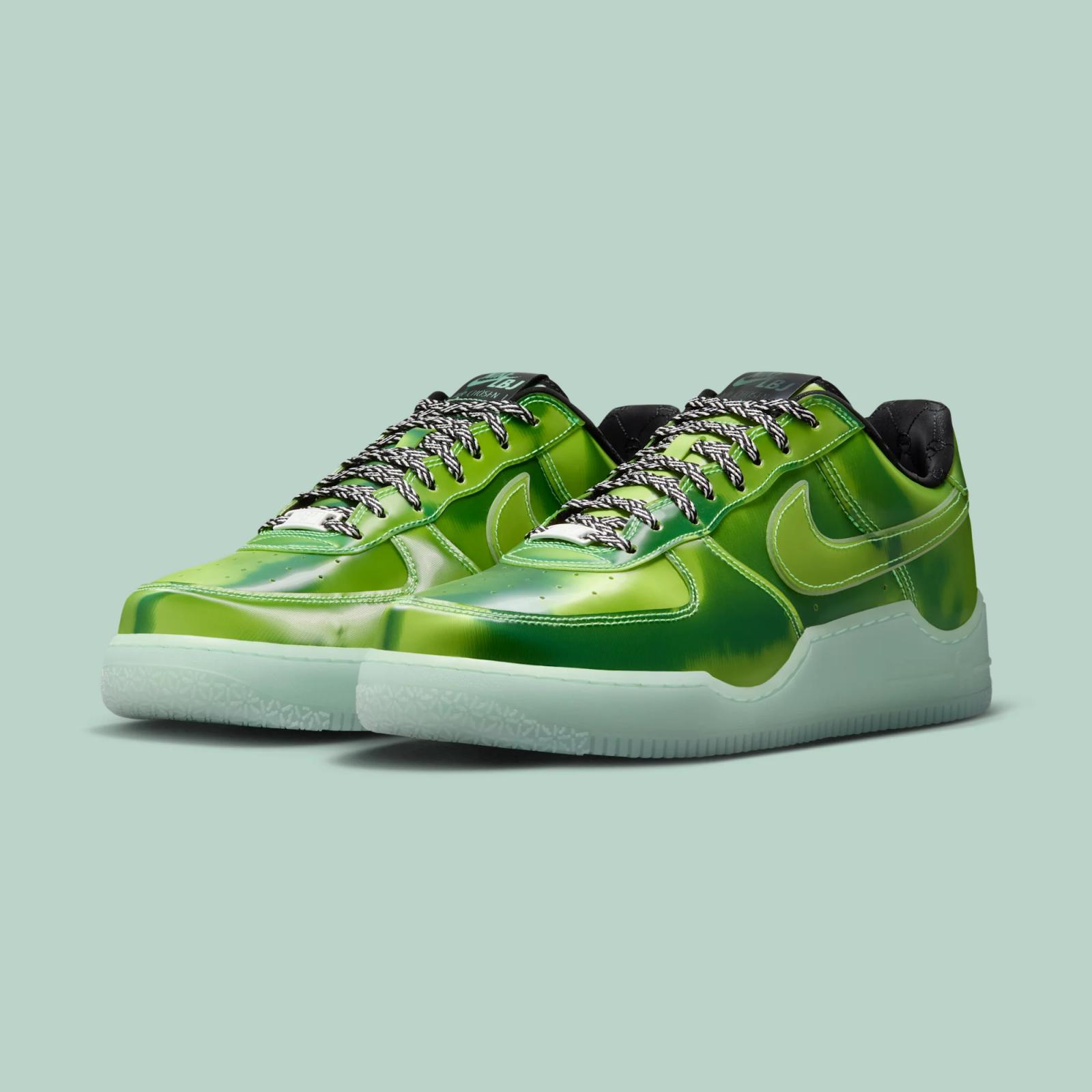 LeBron James Nike Air Force 1 PRM "Voltage Green" release date February 27, 2026