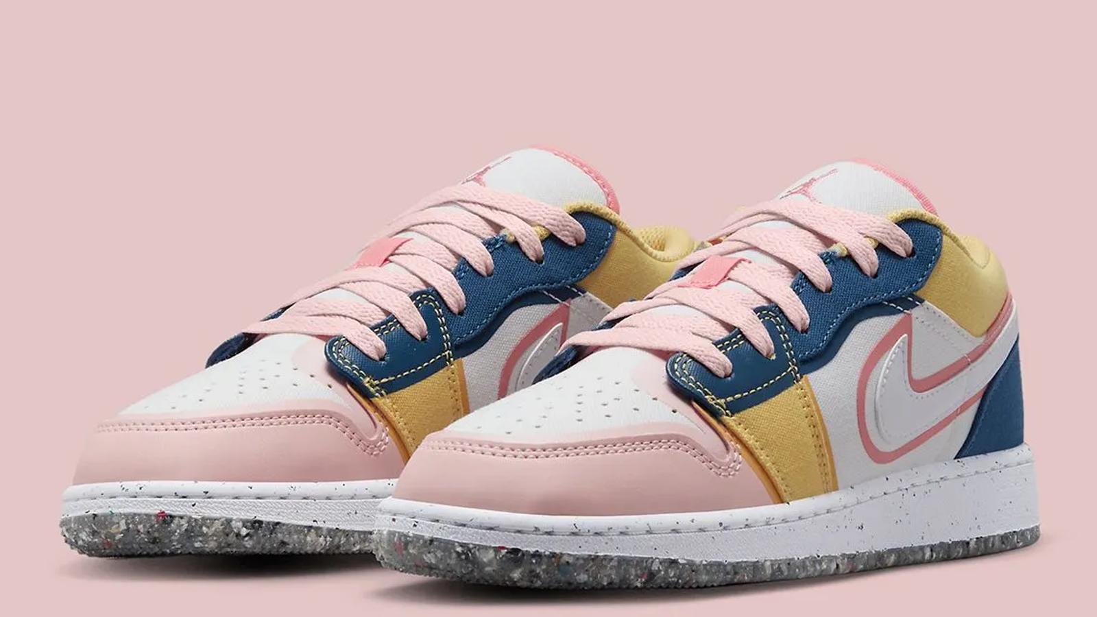 Air Jordan 1 Low GS Topaz Gold