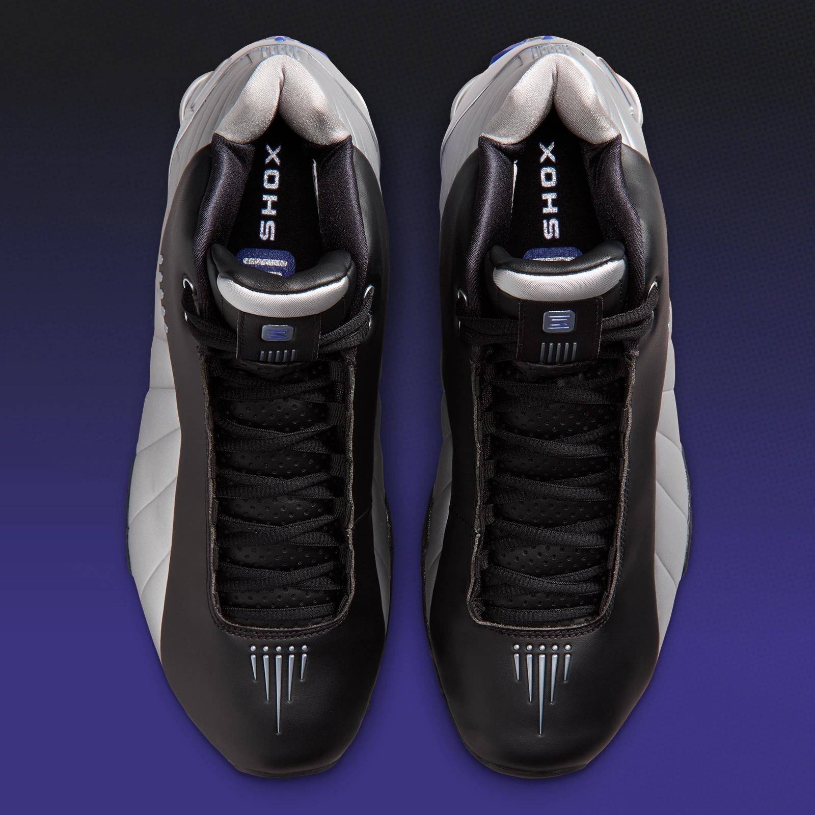 Nike Shox BB4 "Black / Silver / Lapis" returns August 28th, 2026
