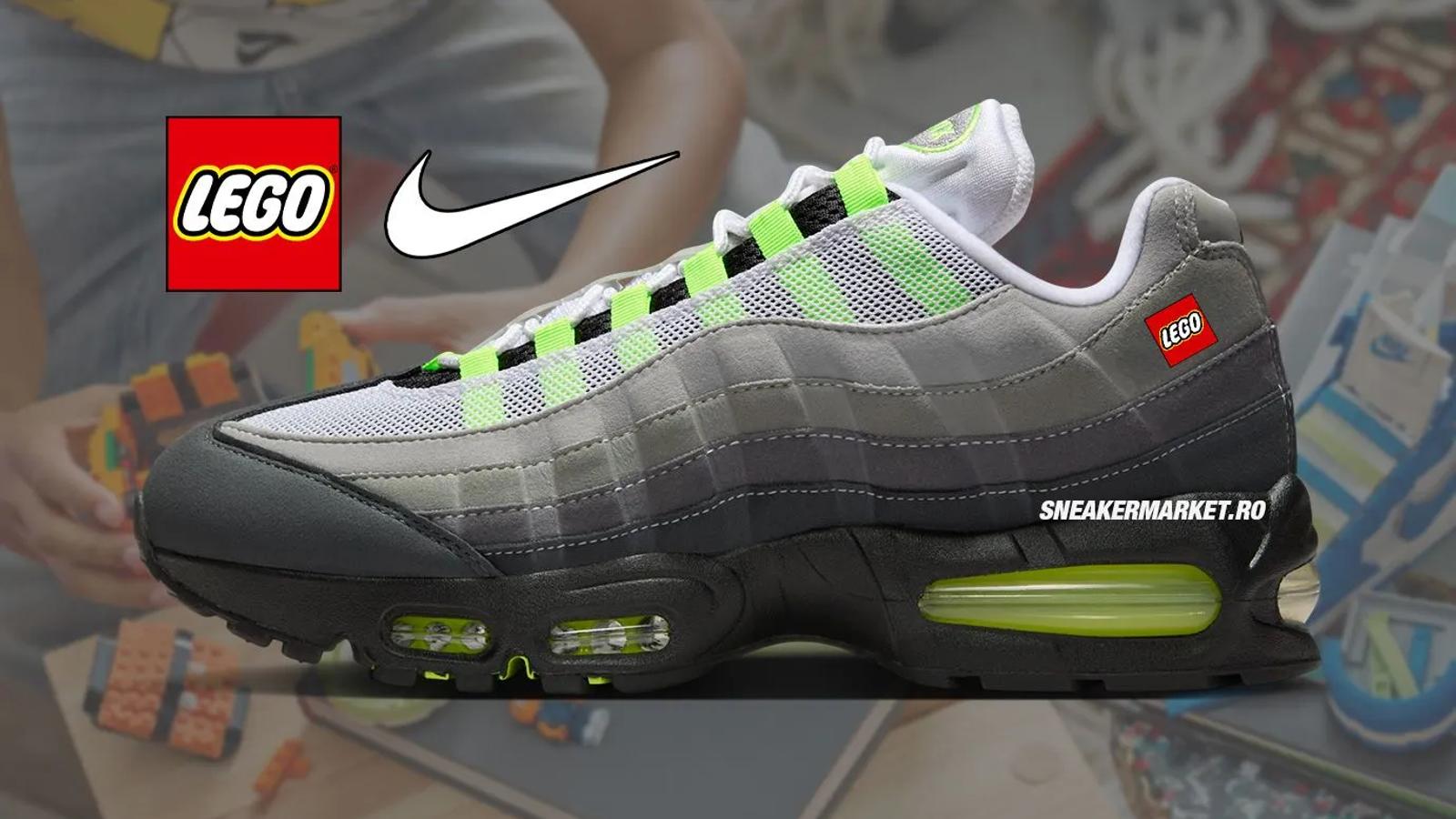 LEGO x Nike Air Max 95 GS “Black / Metallic Silver”