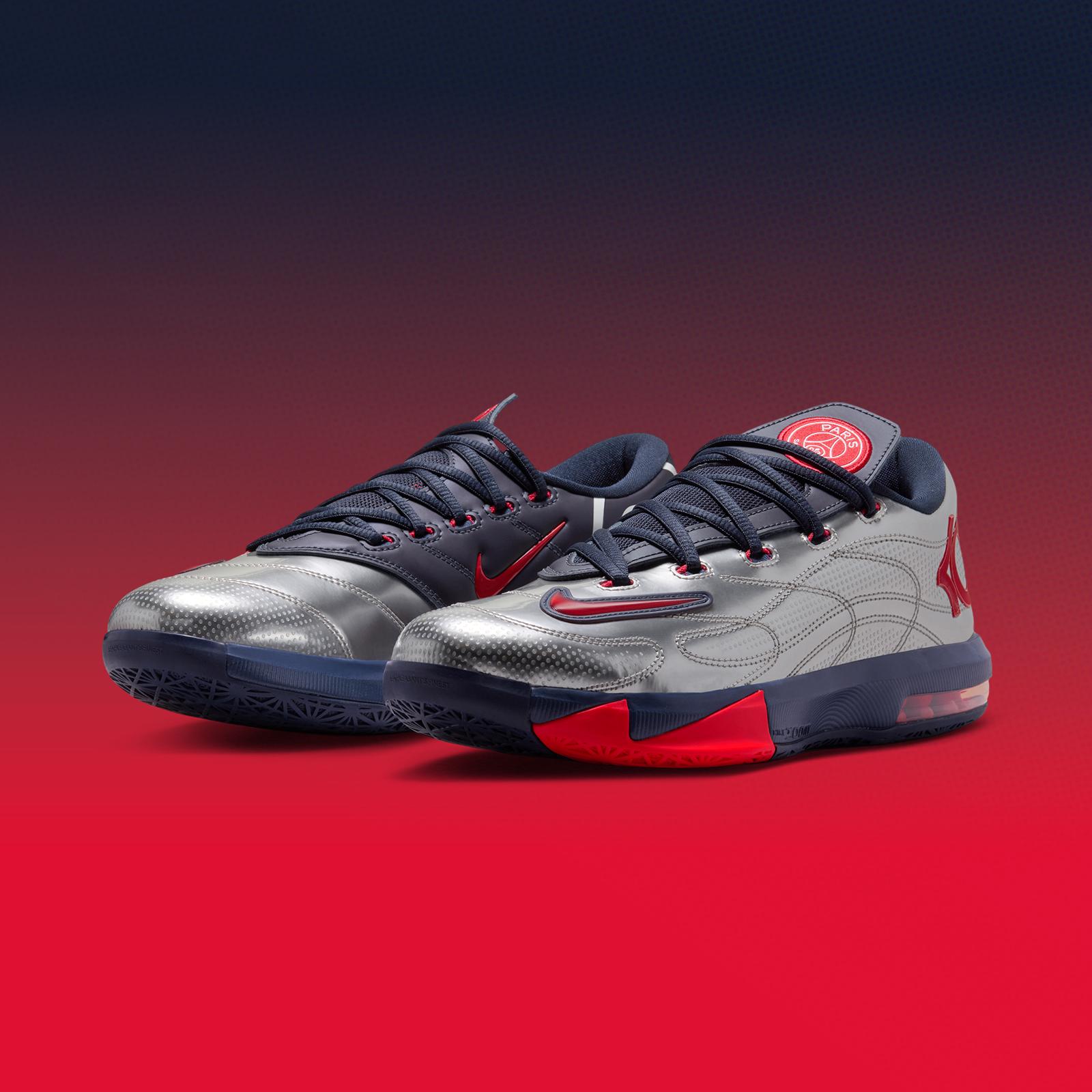 Paris Saint-Germain x Nike Zoom KD 6 "Metallic Silver" drops September 18th, 2026