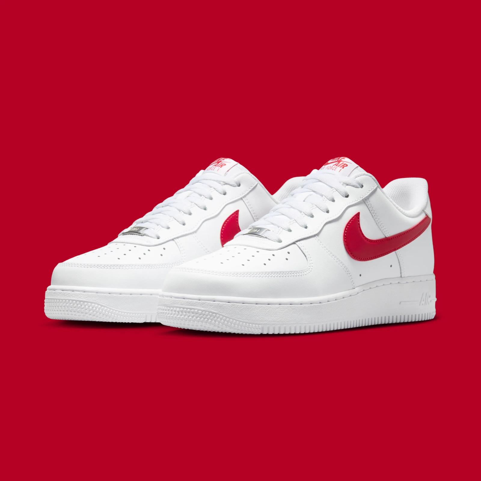 Nike Air Force 1 Low "White & University Red" drops in 2026