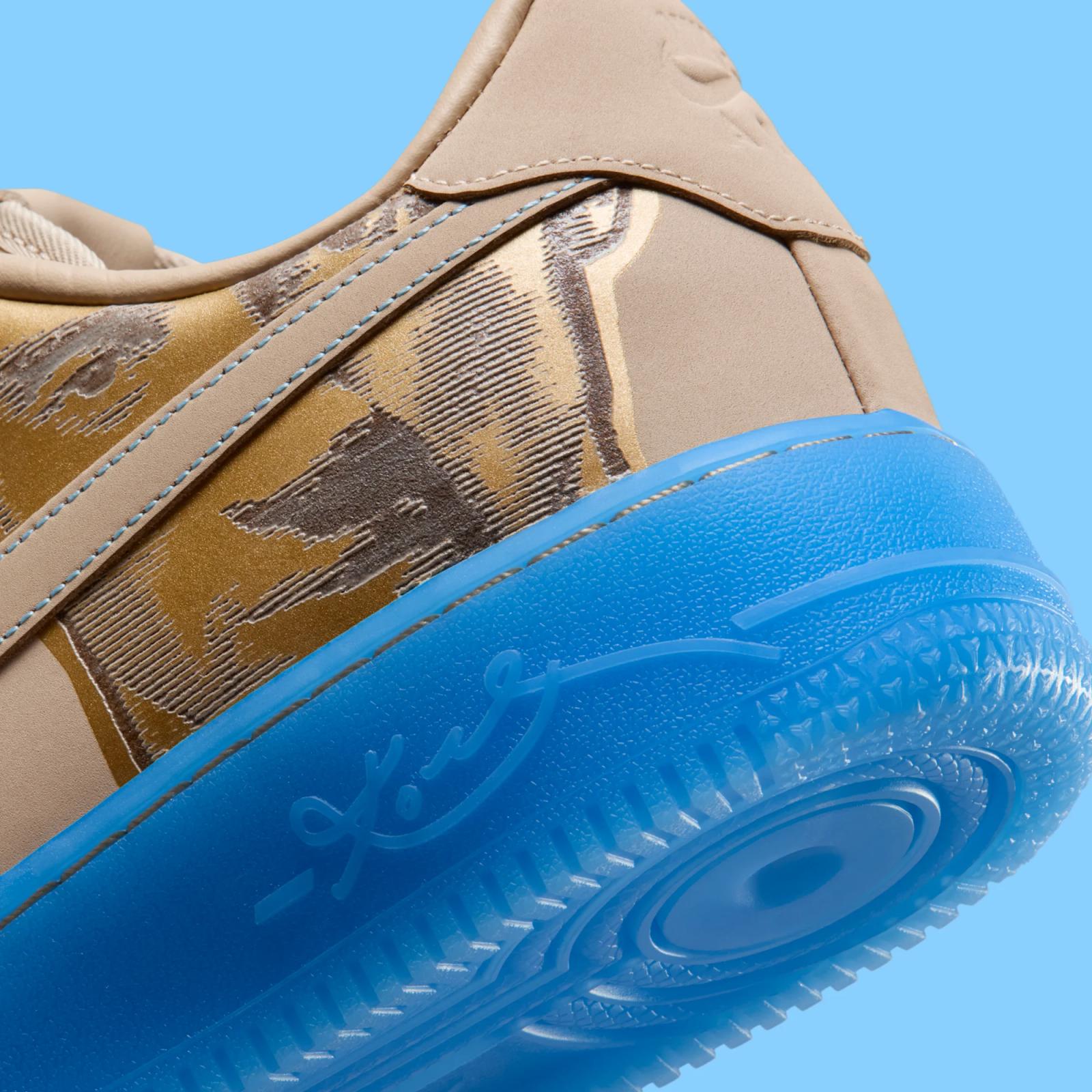 Kobe Bryant x Nike Air Force 1 Low Linen Blue IH1018-200 Release Date 2025