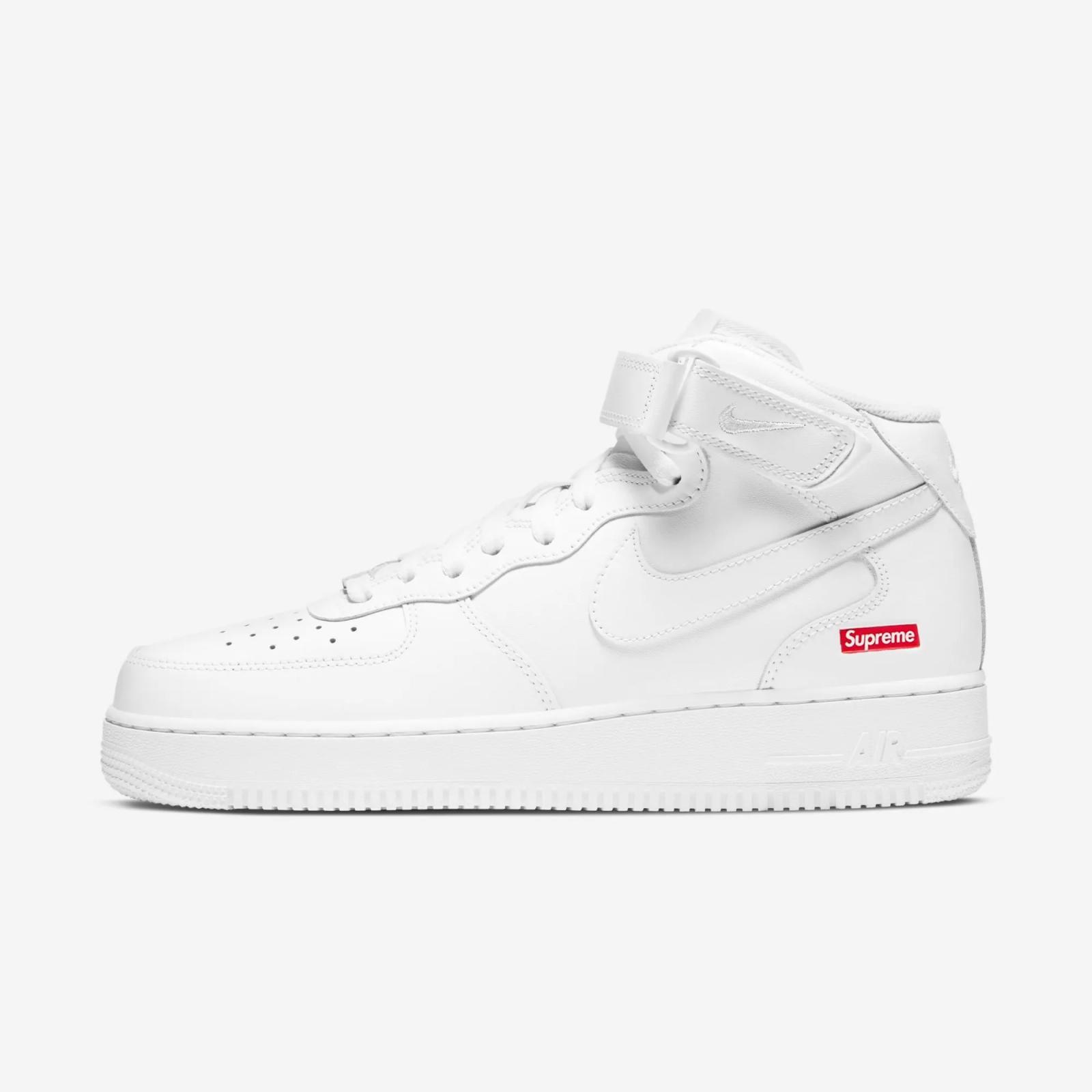 Supreme x Nike Air Force 1 Mid White FZ8784-100