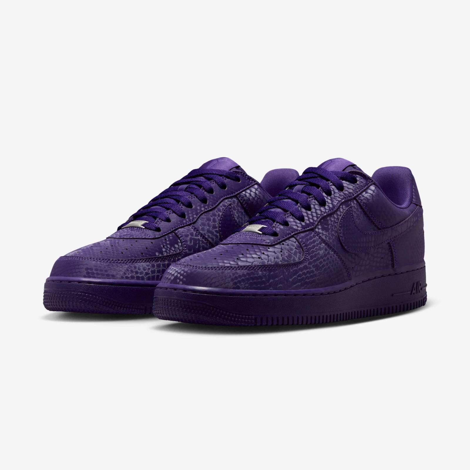 Kobe Bryant x Nike Air Force 1 Low Court Purple IB0018-500 Release Date 2025