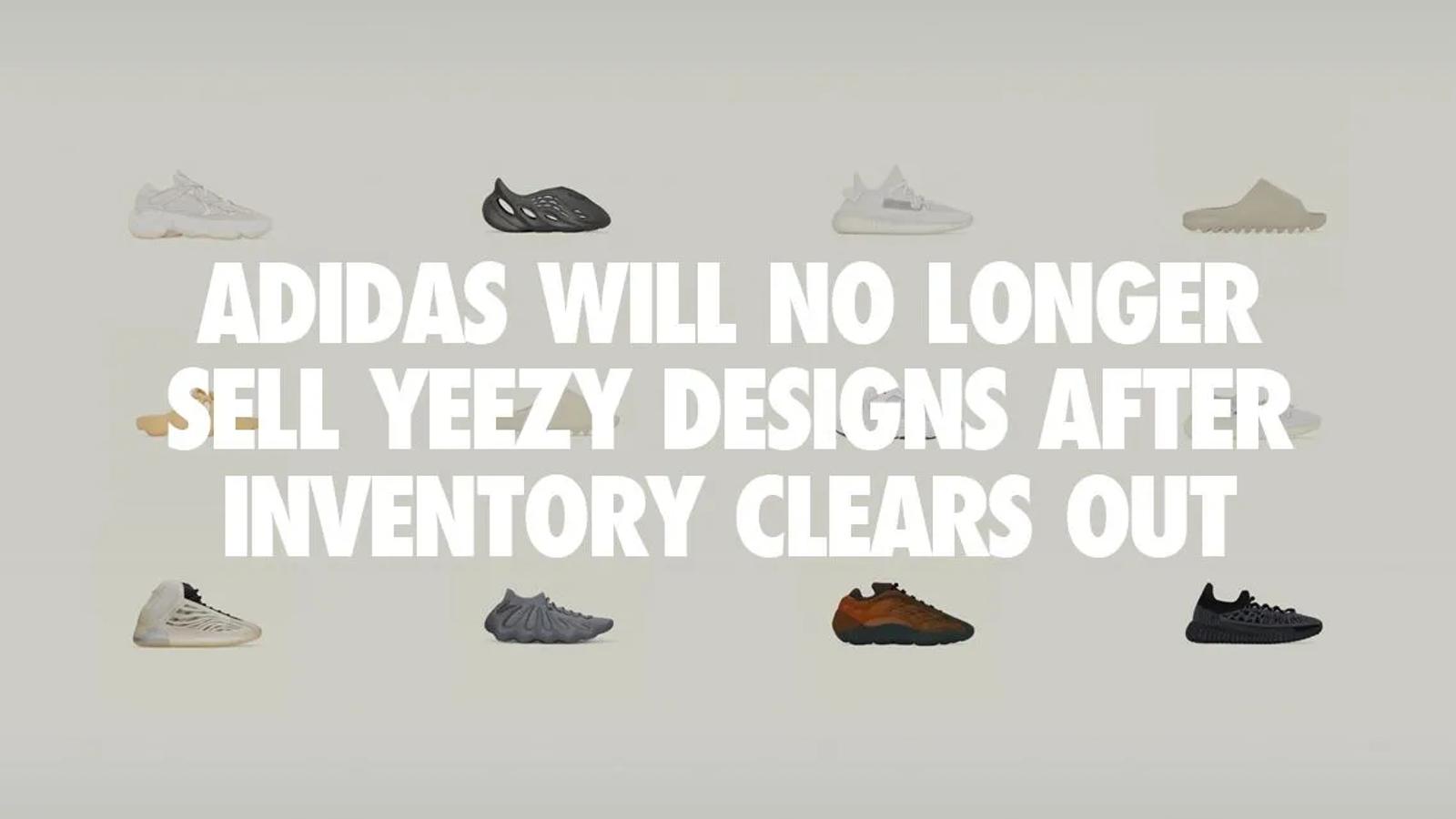 Adidas CEO confirms the brand will no longer sell Yeezy designs