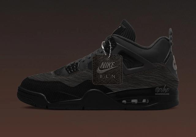 Air Jordan 4 Retro "Berlin Bear" Black/Cave Stone