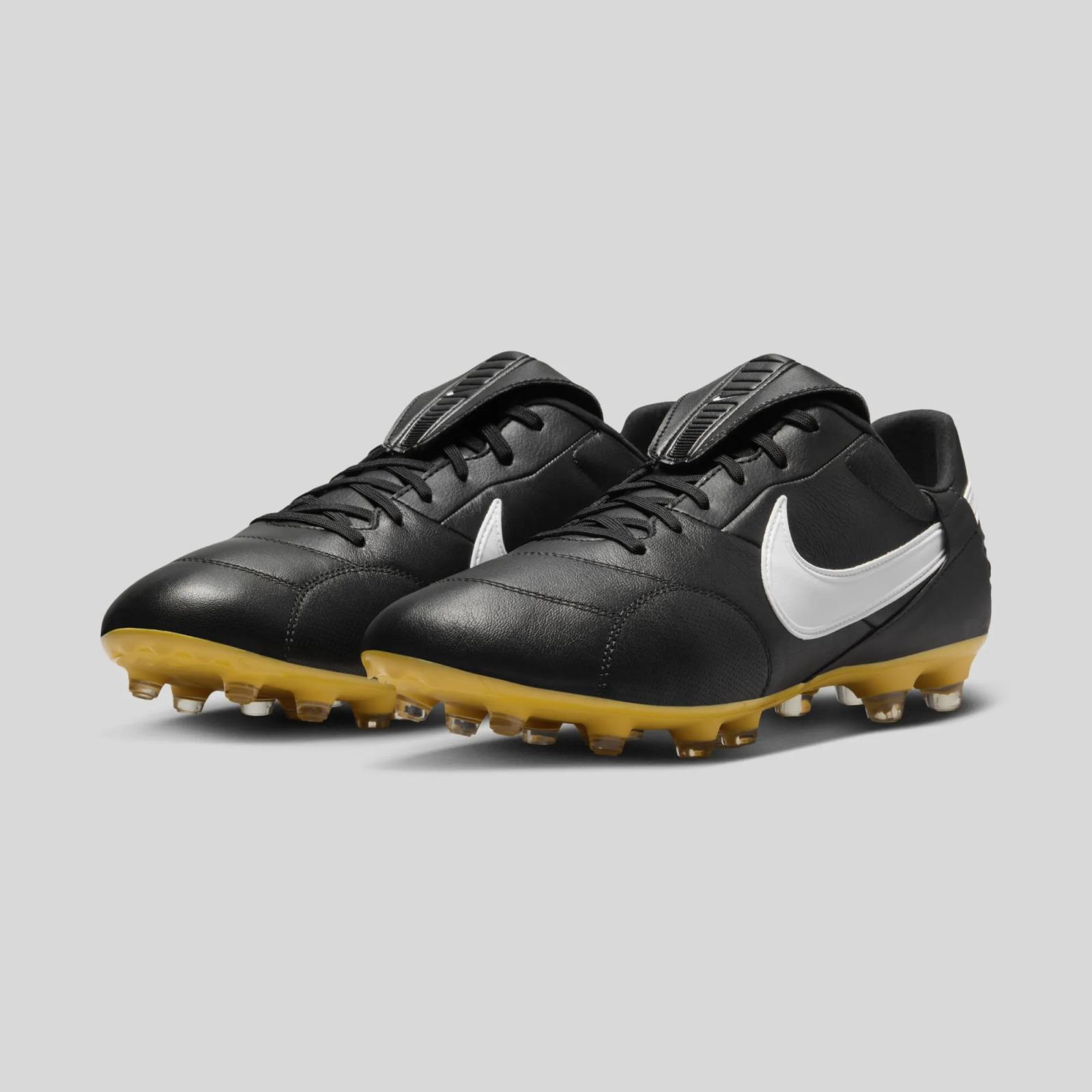 Nike Premier 3 FG Black White Amarillo AT5889-005
