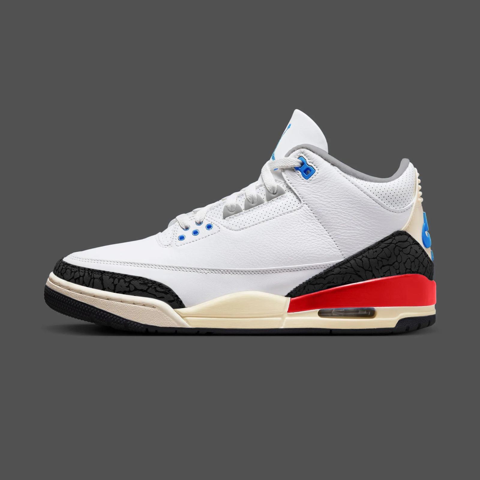 Air Jordan 3 Retro OG SP Sport Royal / Challenge Red IB1482-100