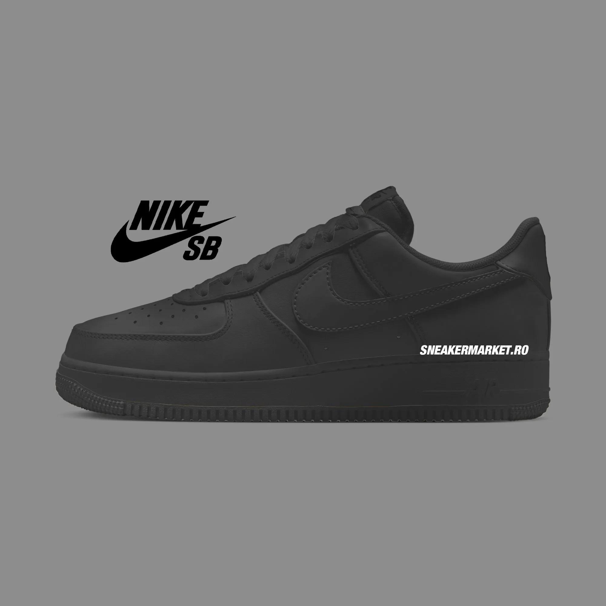 Nike SB x Nike Air Force 1 Low SP “Triple Black”