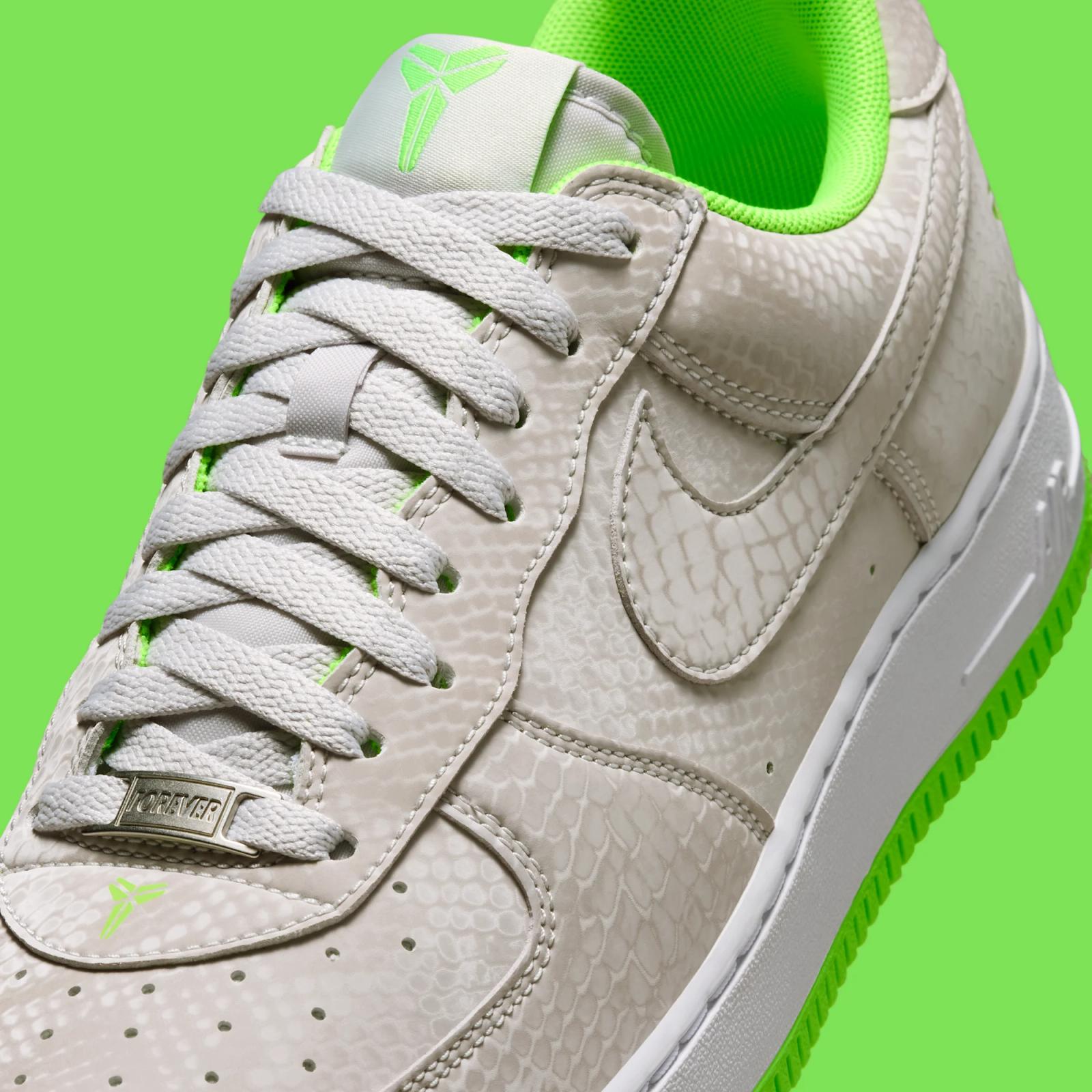 Kobe Bryant x Nike Air Force 1 Low "Vast Grey" drops August 1st, 2026